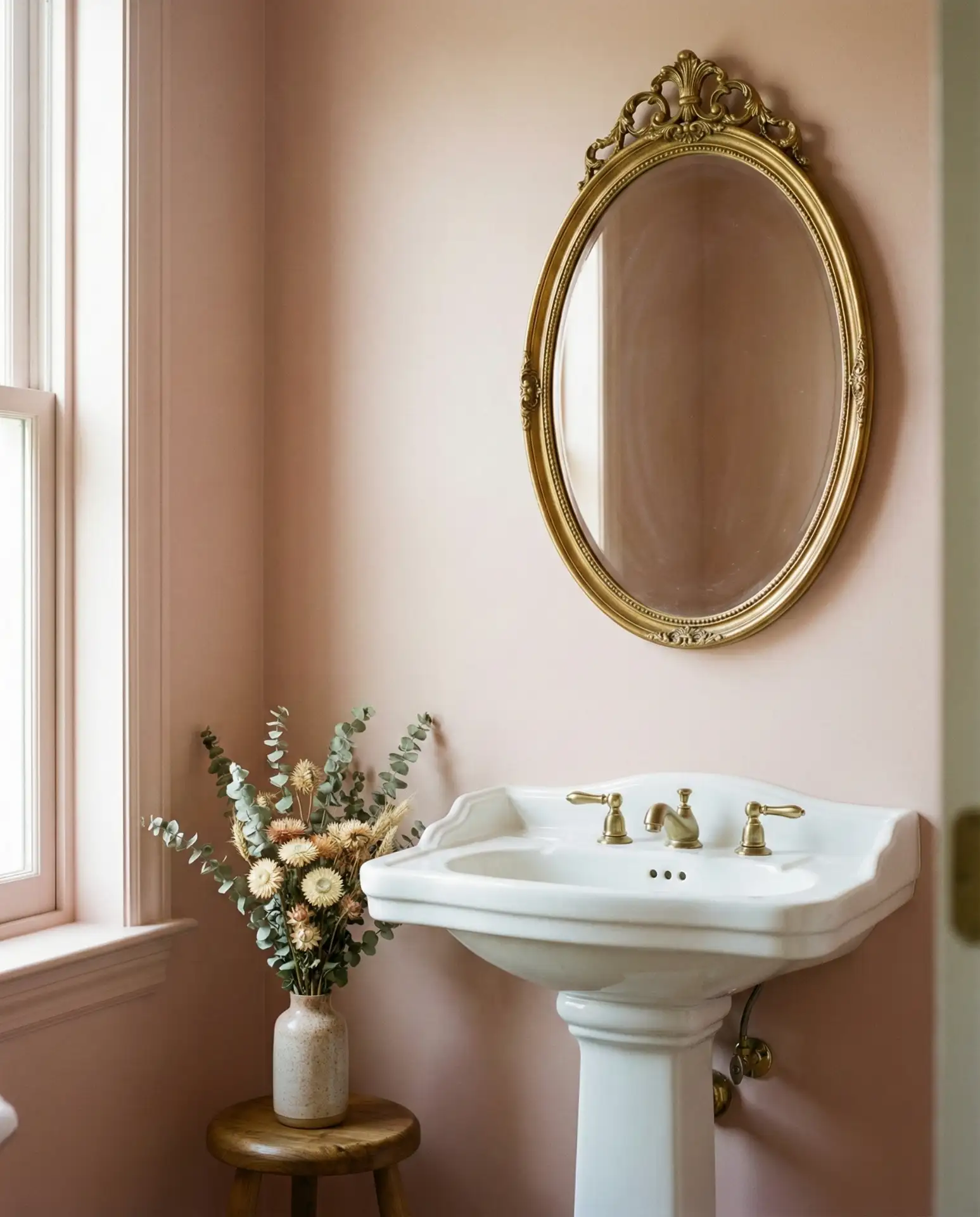 Soft Pink Powder Rooms 2