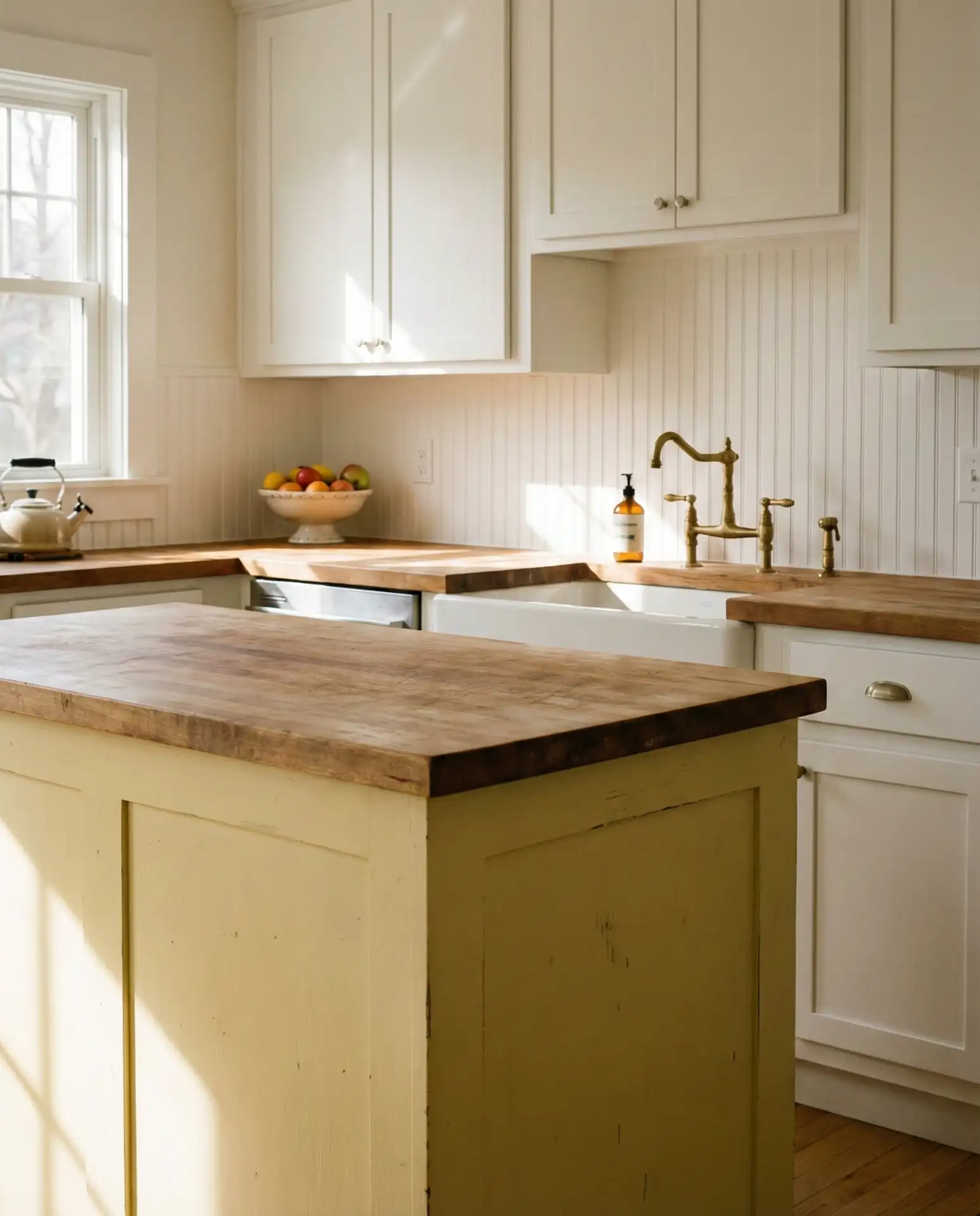 Soft Yellow and White 2