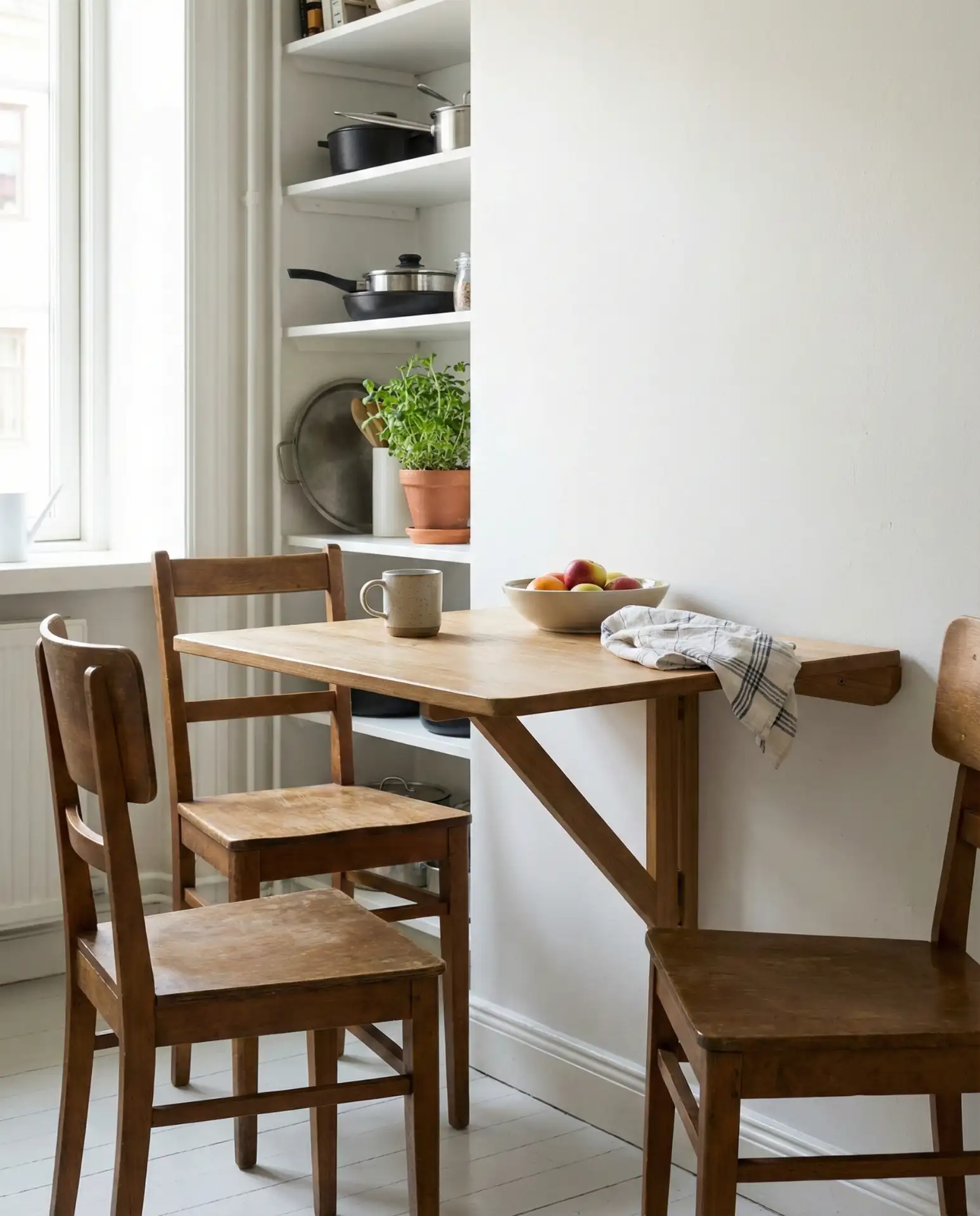 Space-Saving Wall-Mounted Drop-Leaf 1