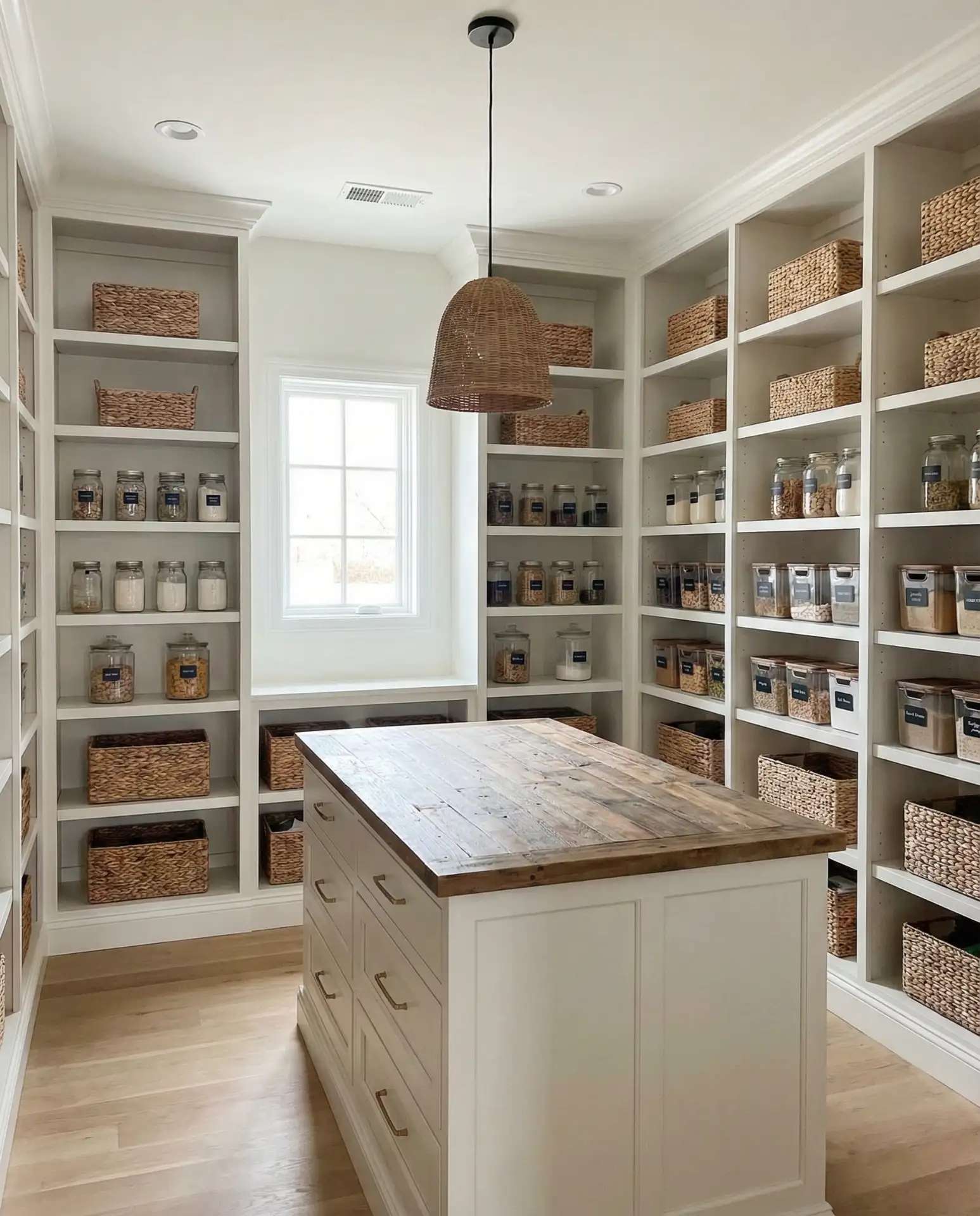 Square Pantry with Central Island 2