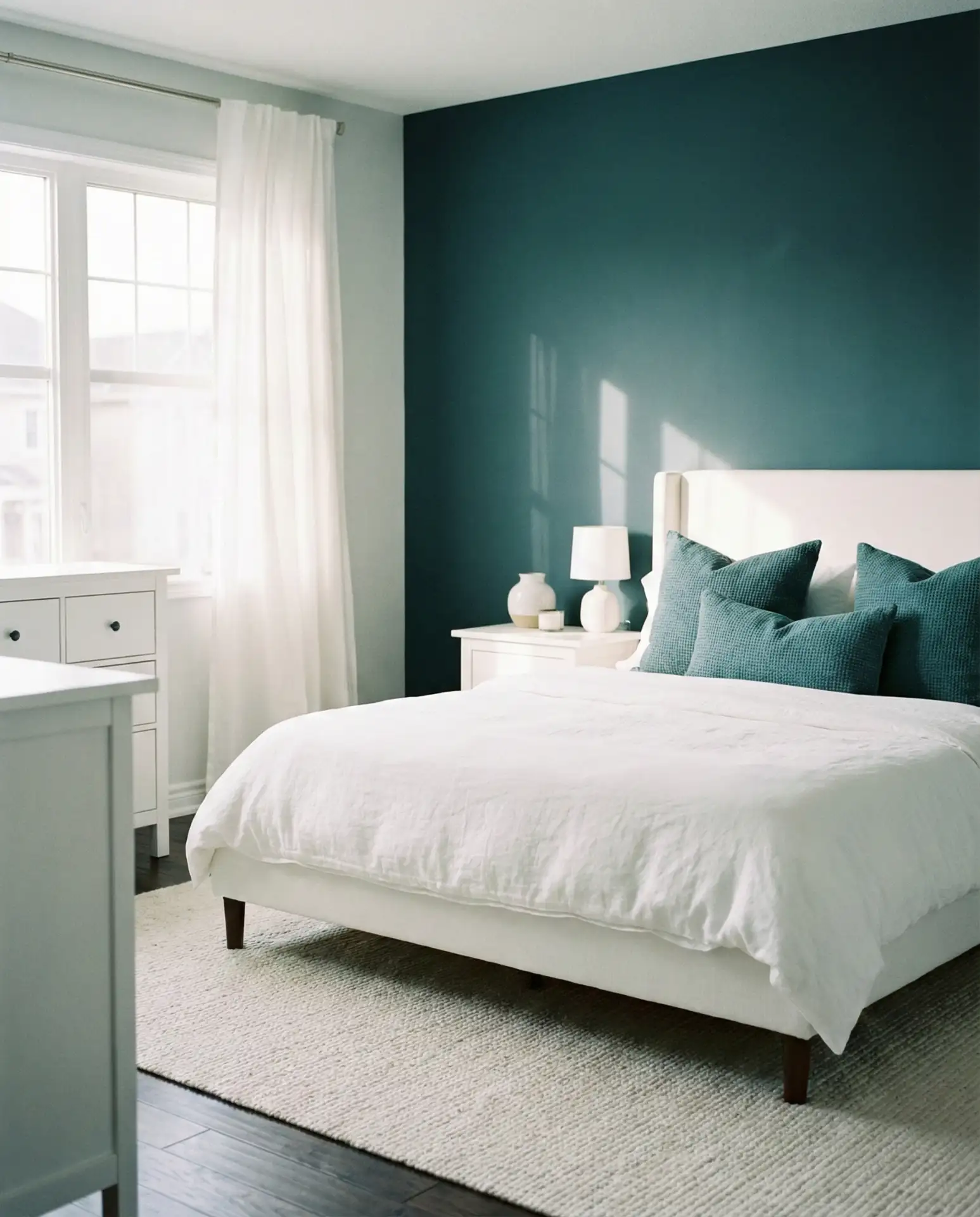 Teal and White Refreshing Depth 2