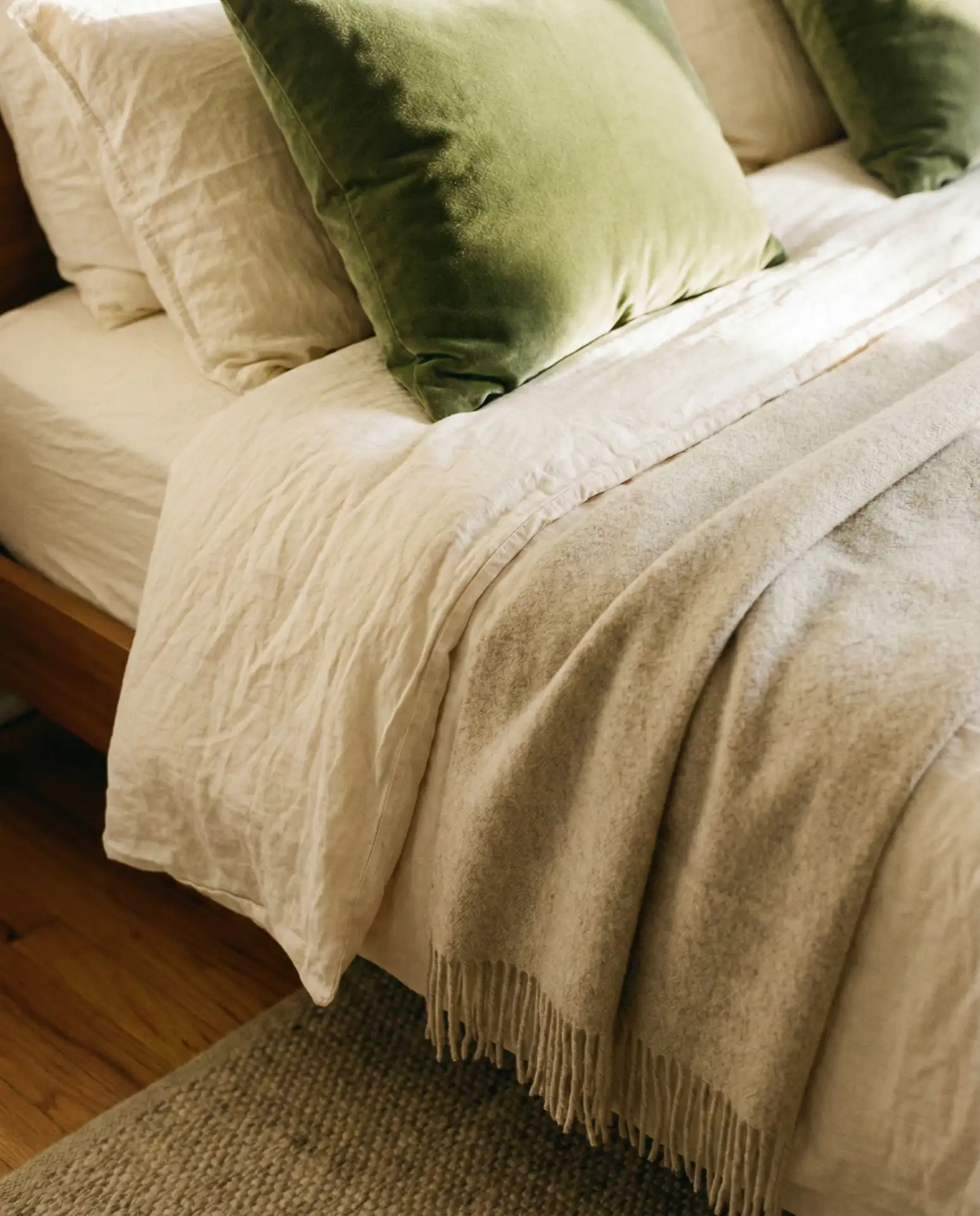 Textured Throws and Layered Bedding 1