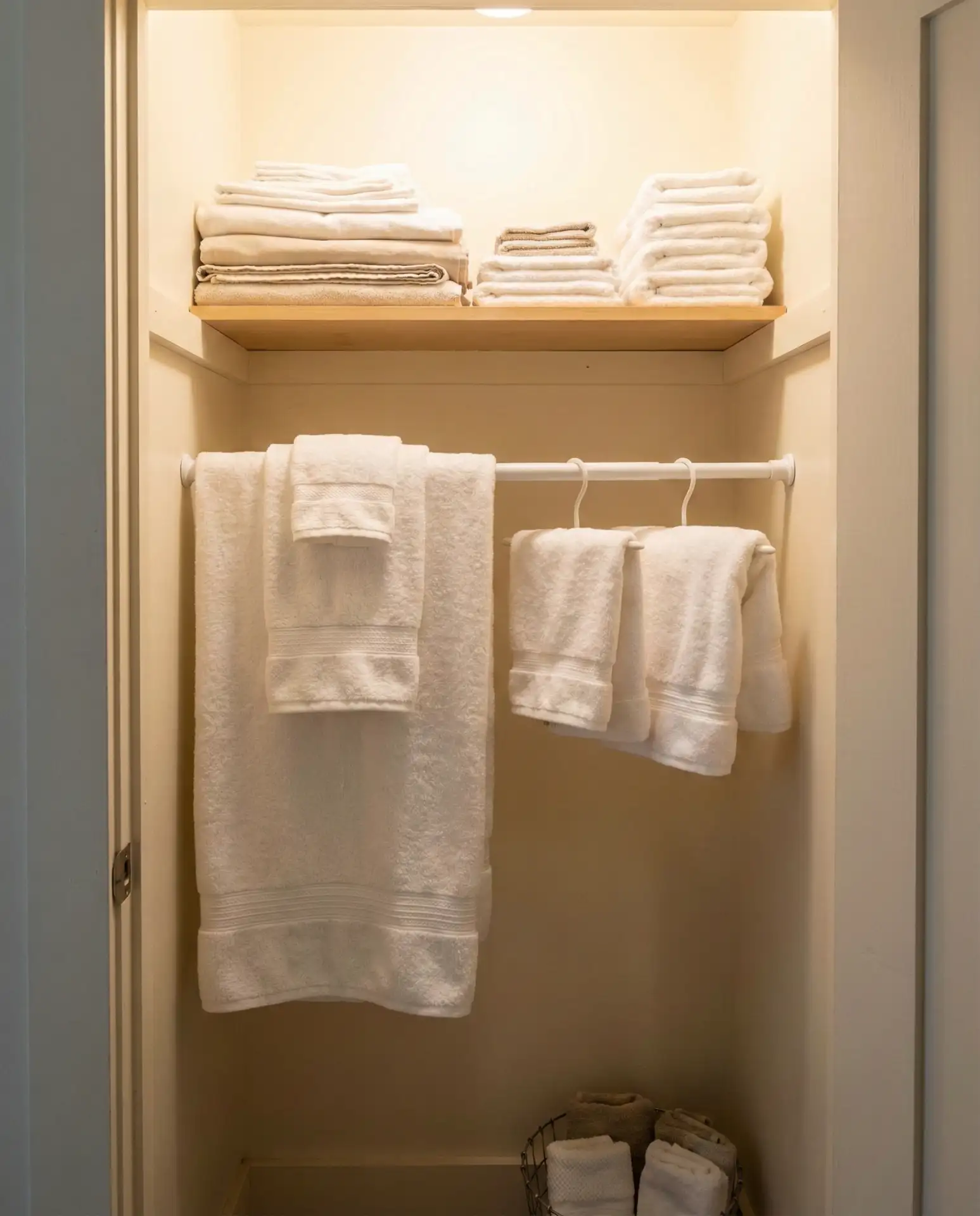 Tiny Closet Tension Rod Trick 1