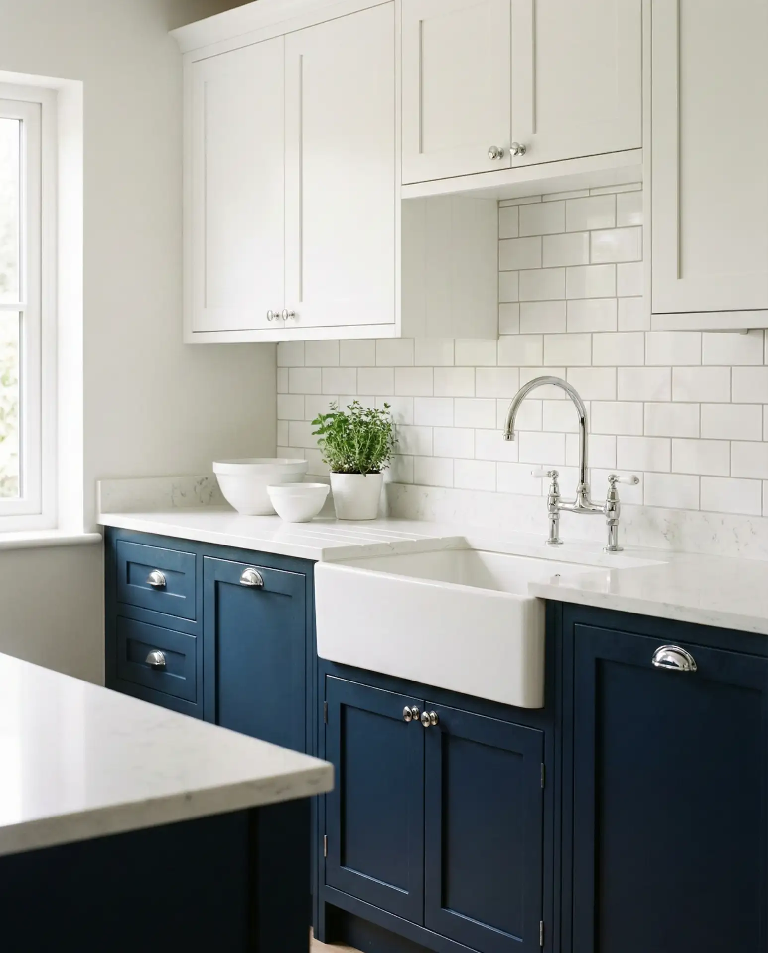 Two-Tone Blue and White 1