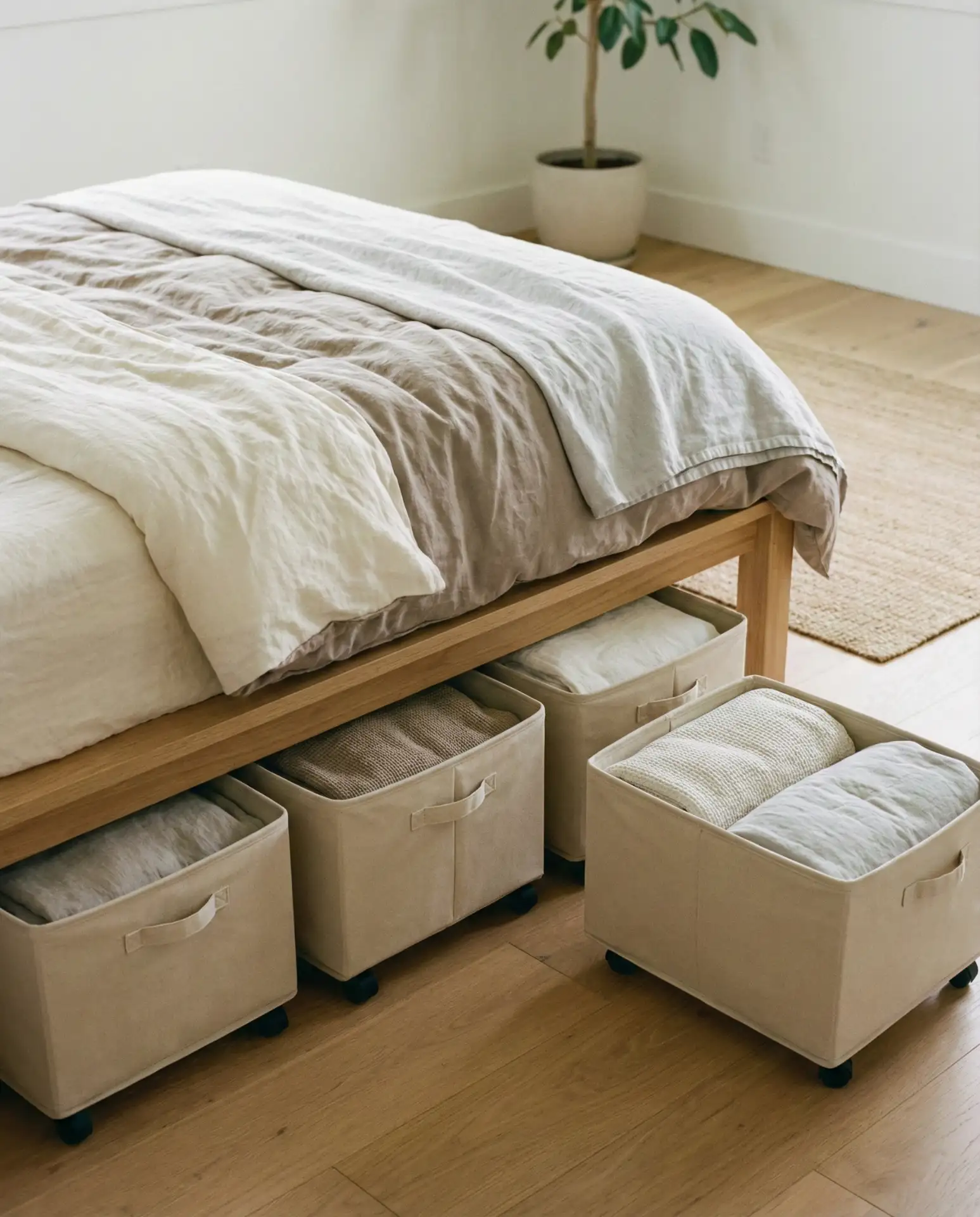 Under-Bed Storage Bins for Seasonal Items 1