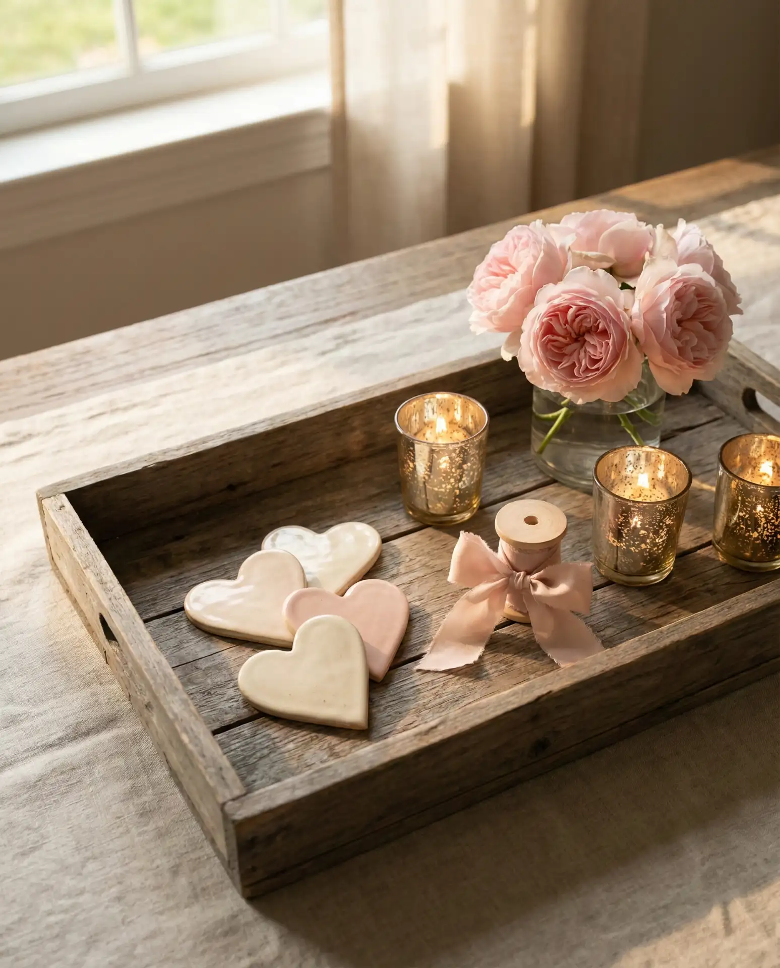 Valentine's Day Layered Texture Entry Display 2