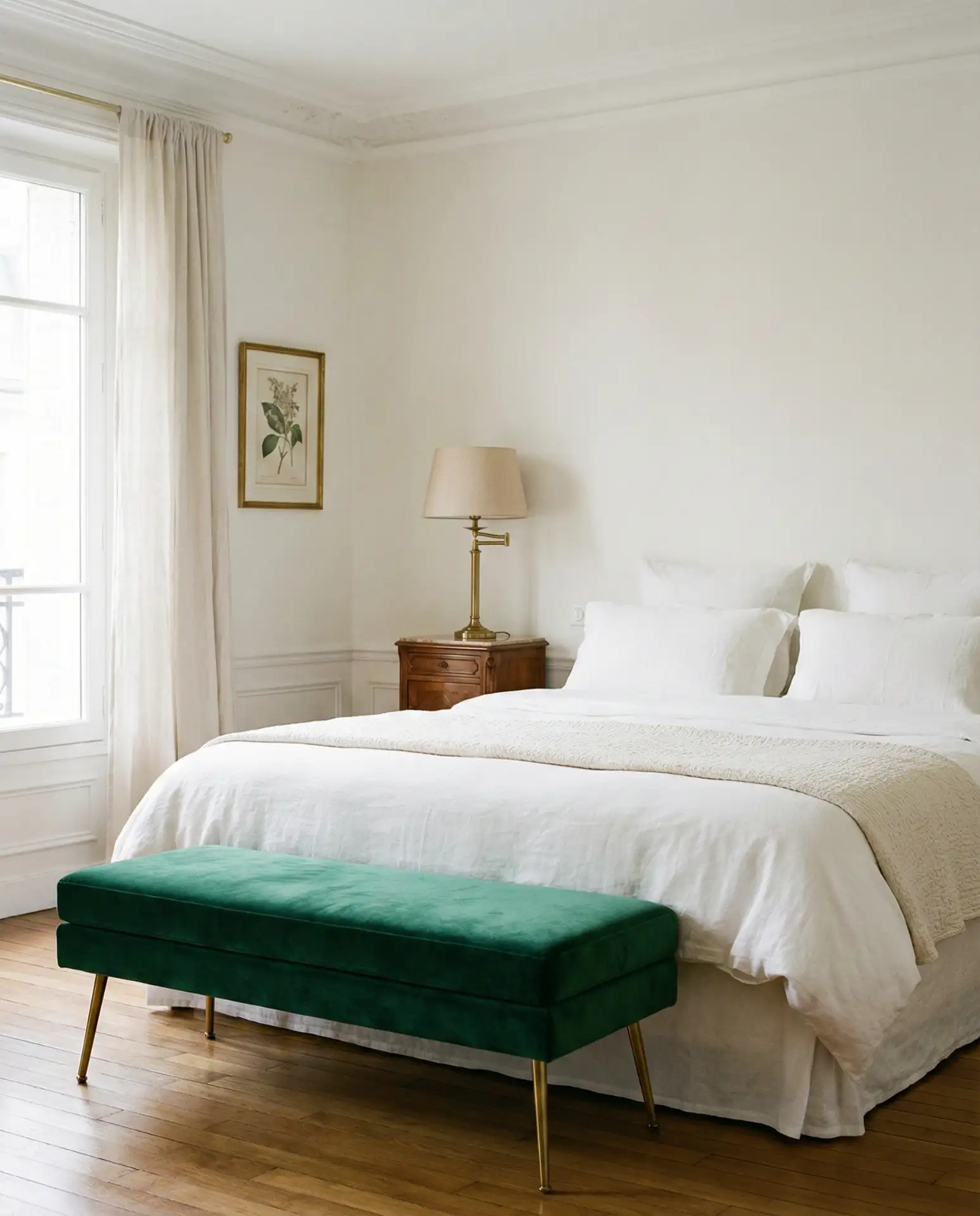 Velvet Bench at the Foot of the Bed 2