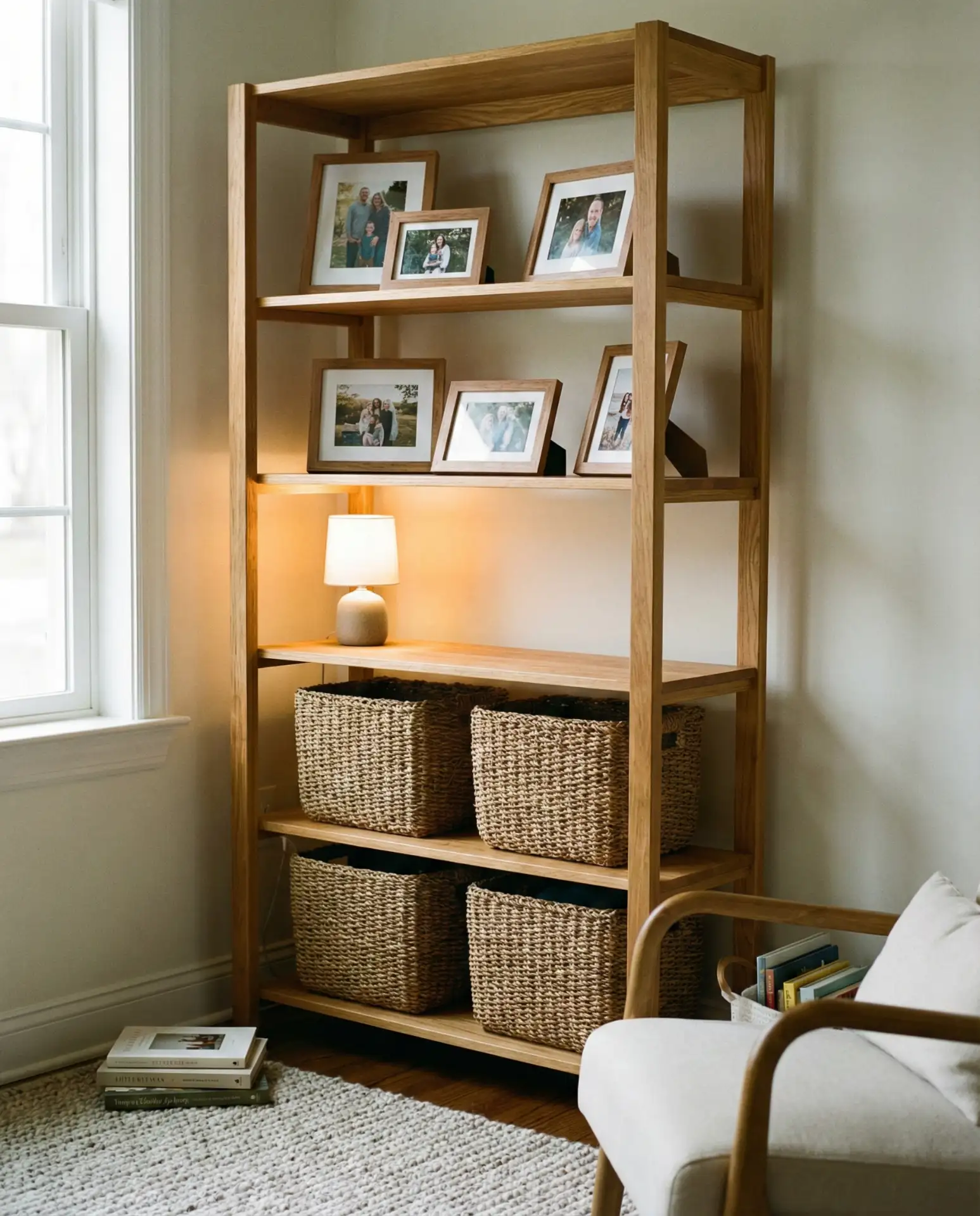Vertical Storage with Floor-to-Ceiling Shelving 2