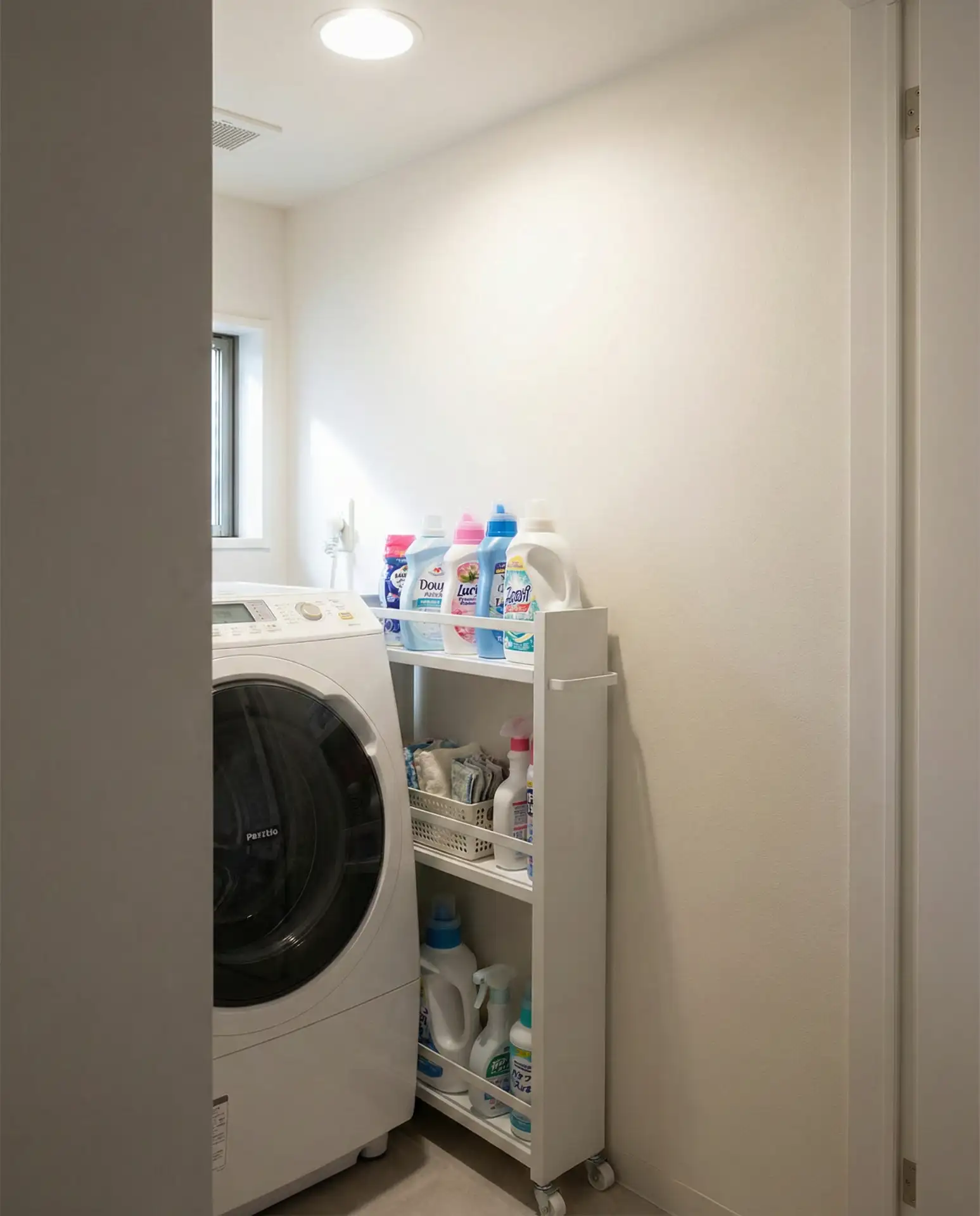 Very Narrow Rolling Cart for Tight Spaces 1