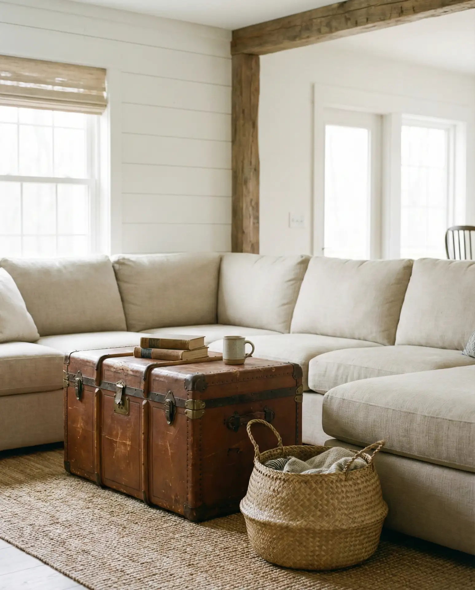 Vintage Trunk as Storage and Decor 1