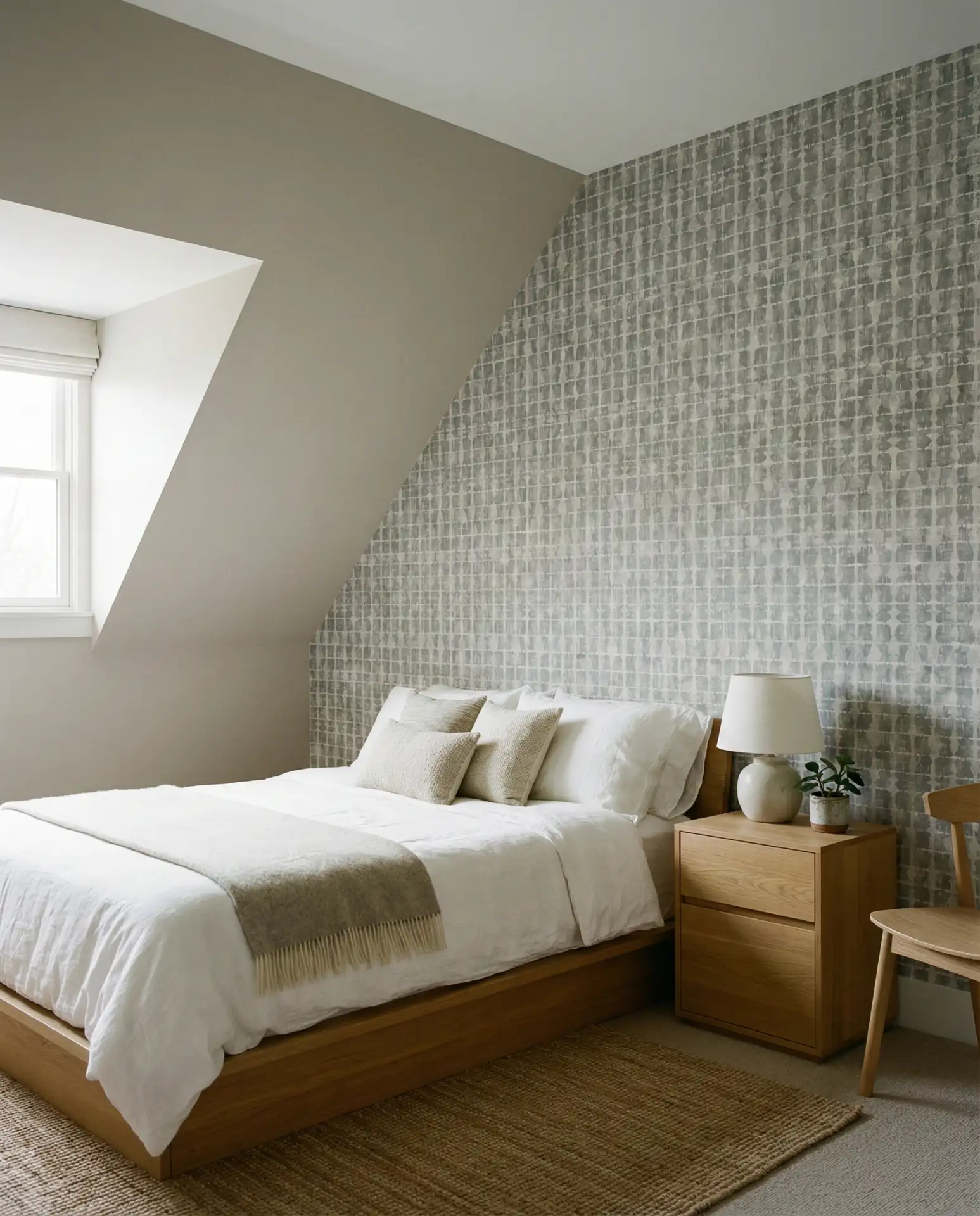 Wallpaper Accent Attic Bedroom 2