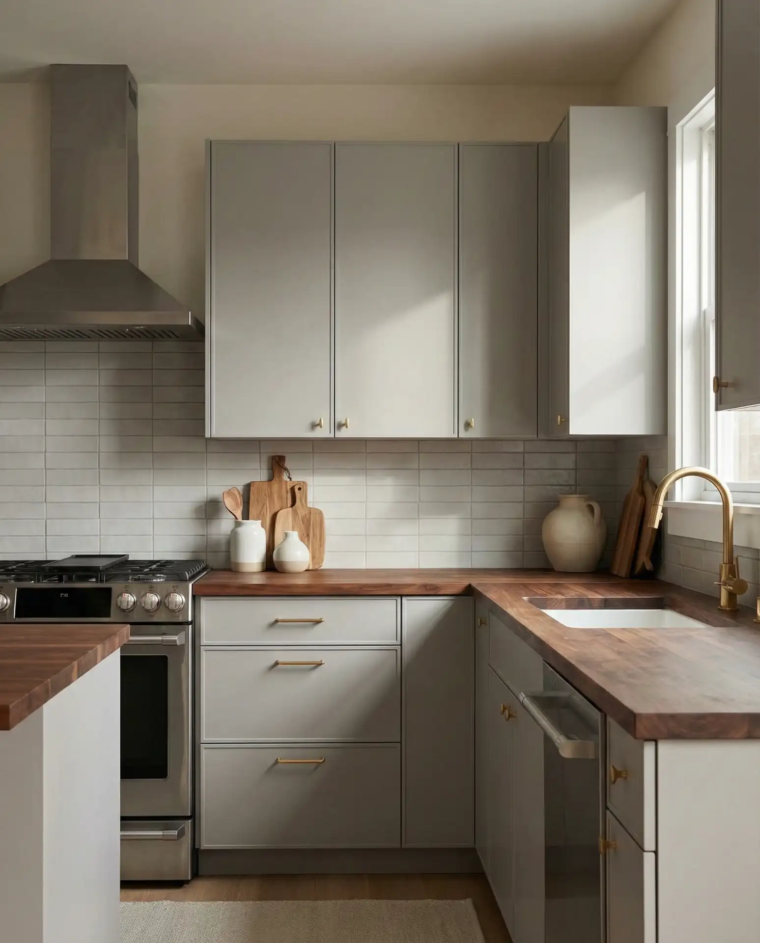 Warm Grey with Butcher Block 2