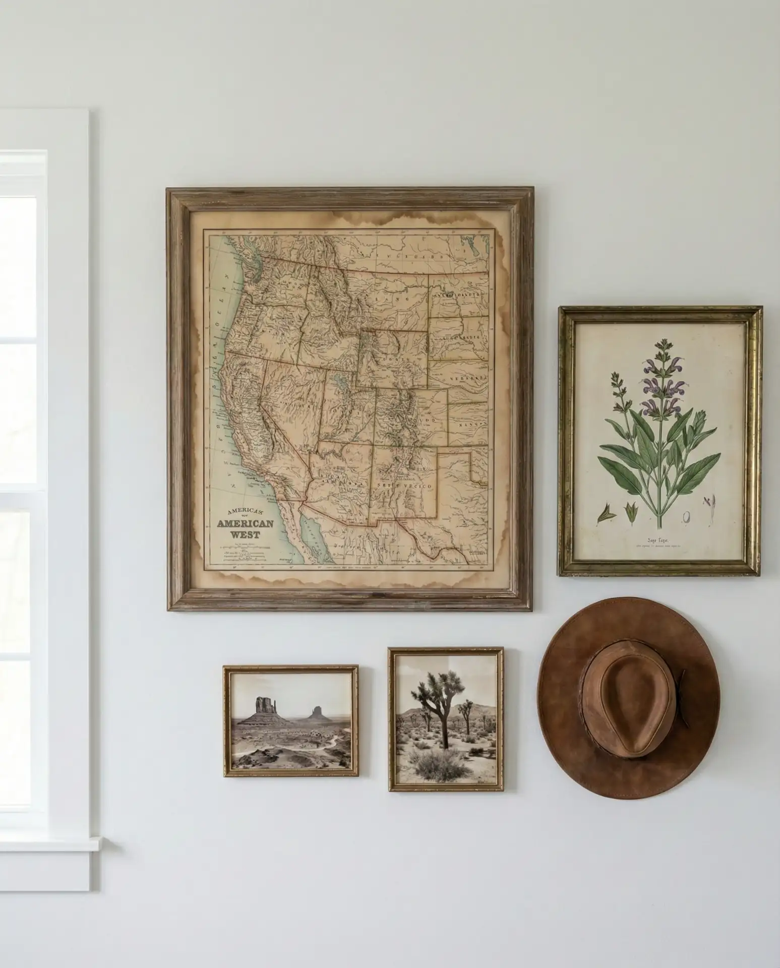 Western Inspo Wall Gallery with Vintage Prints 2