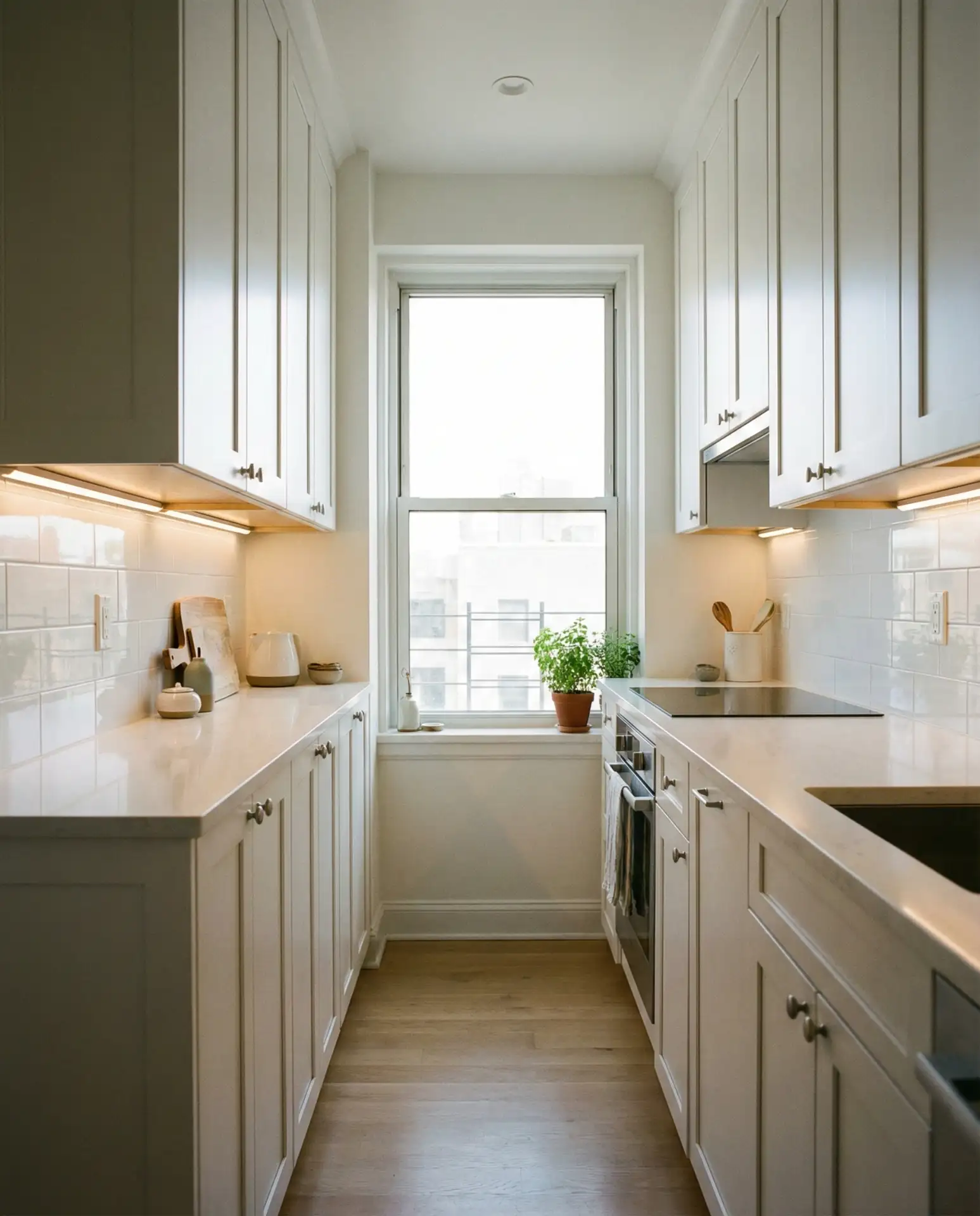White Cabinets in Small Kitchens 2
