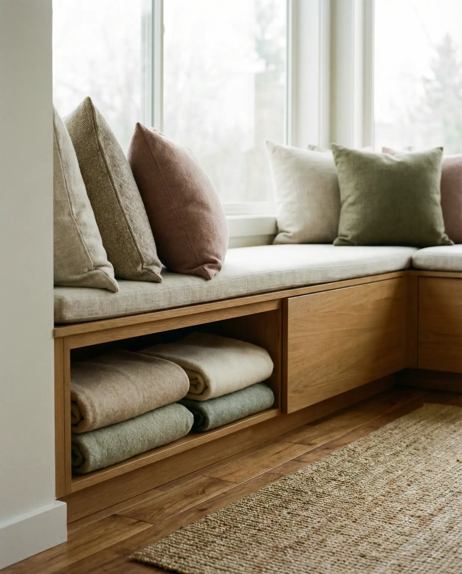 Window Seat with Built-In Storage 1