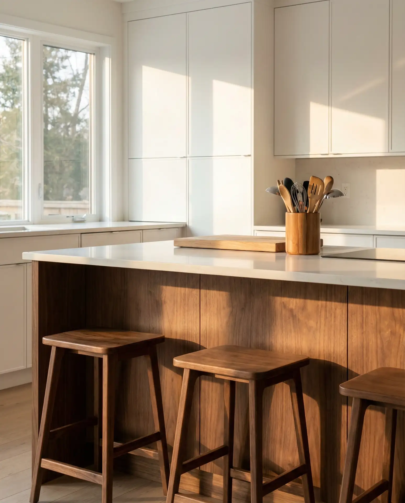 Wooden Warmth in Contemporary Kitchens 2