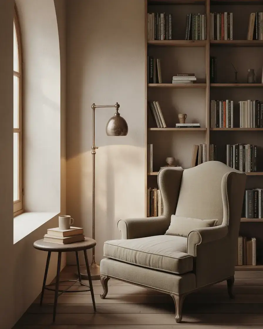 A Reading Nook Carved from the Corners 1