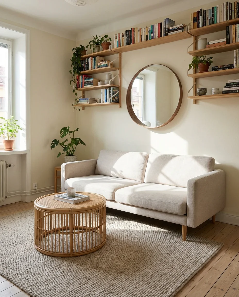 Apartment Living Room Maximizing Small Space 1