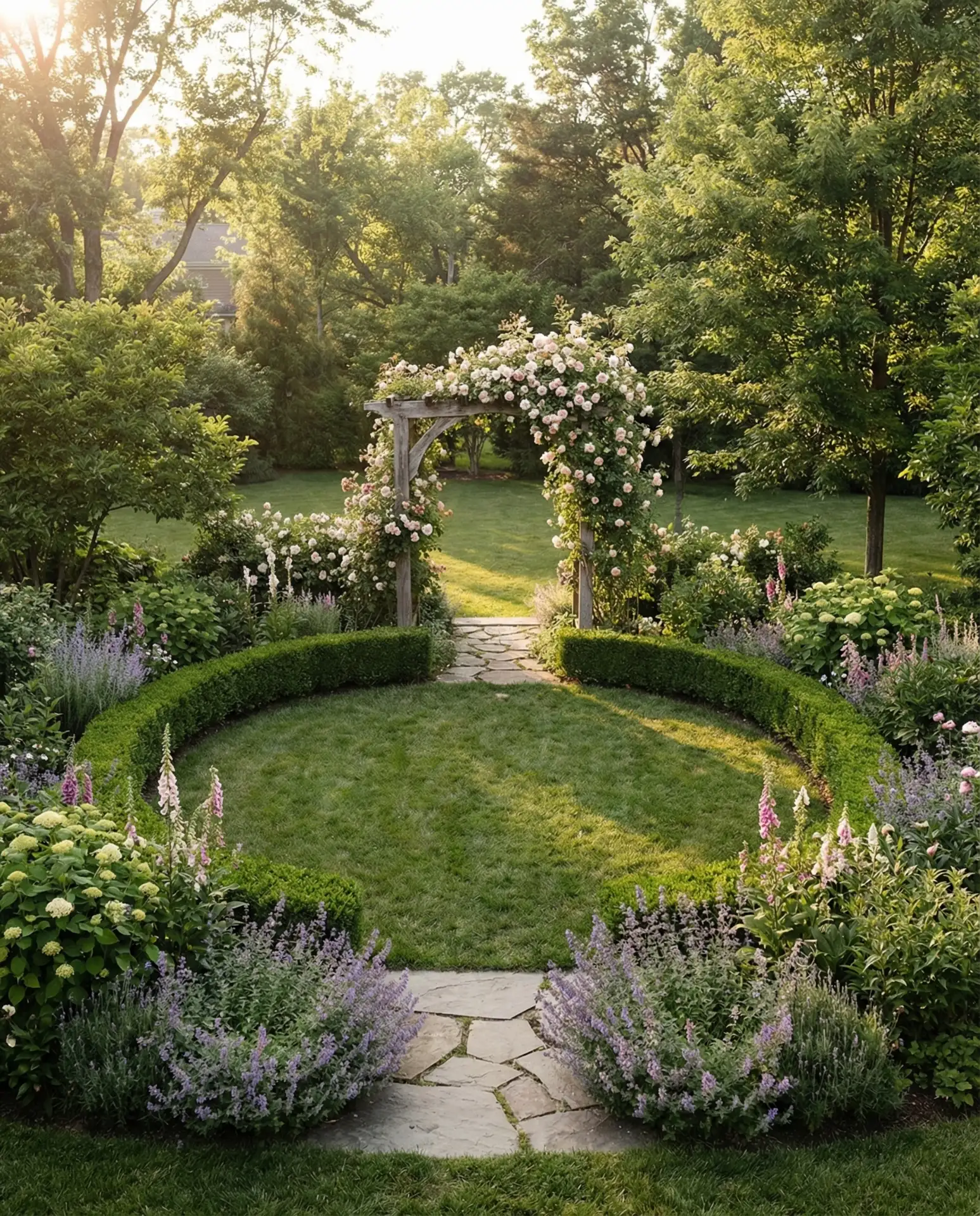 Backyard Wedding Garden Setup 1