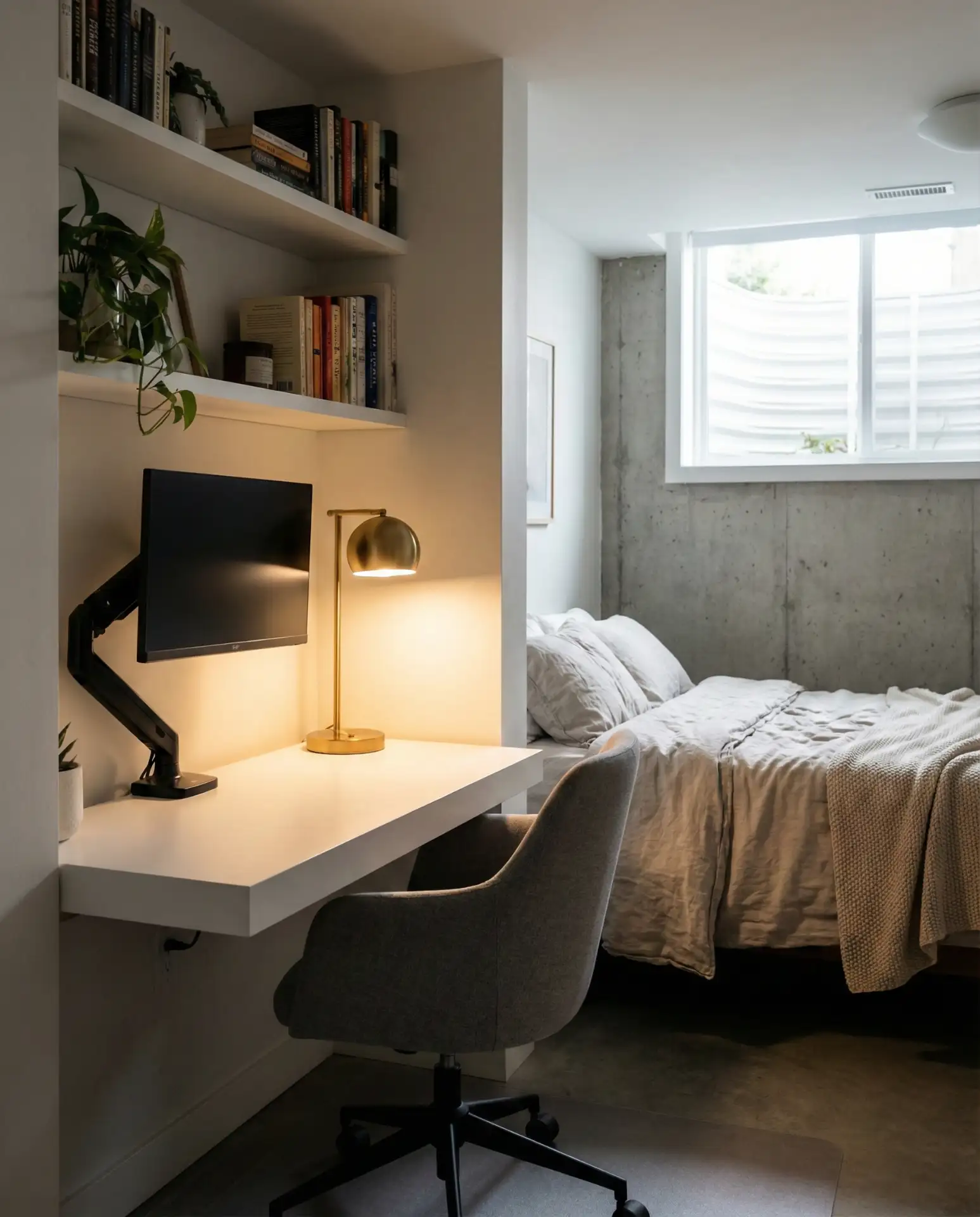 Basement Bedroom for the Remote Worker 1