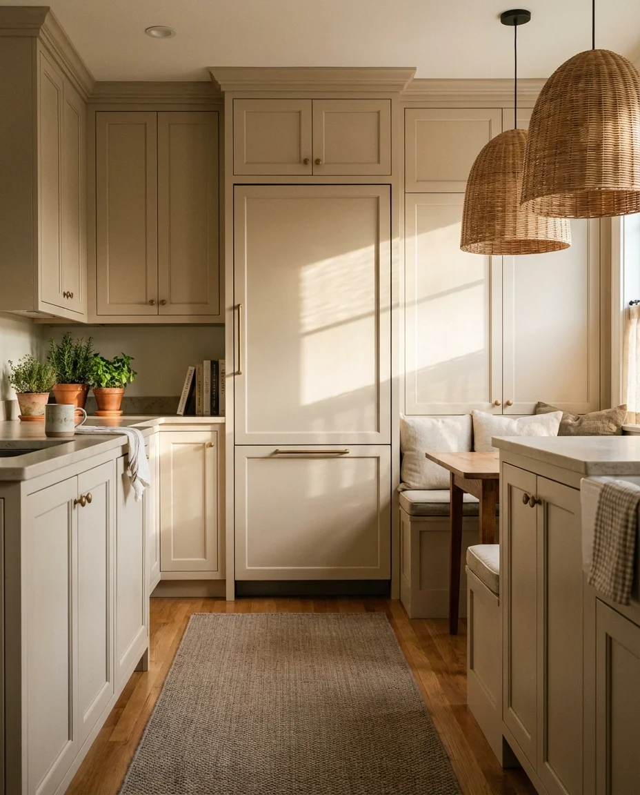 Beige and Taupe Tones for a Cozy, Timeless Kitchen 2