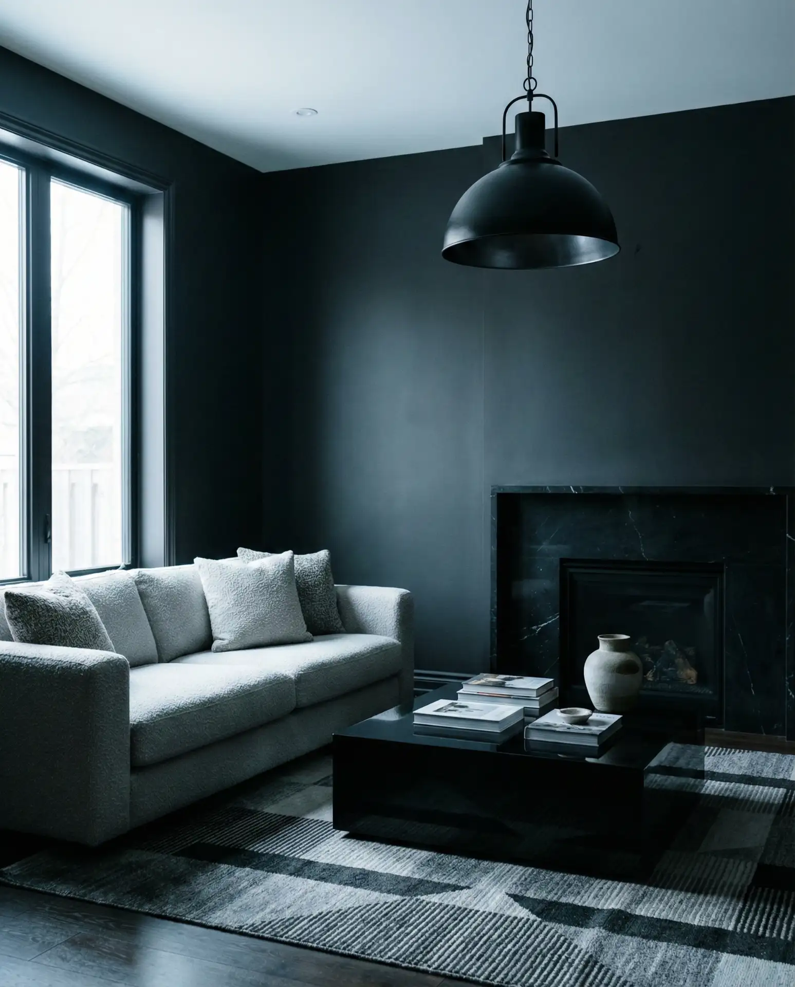 Black and Grey Living Room 2