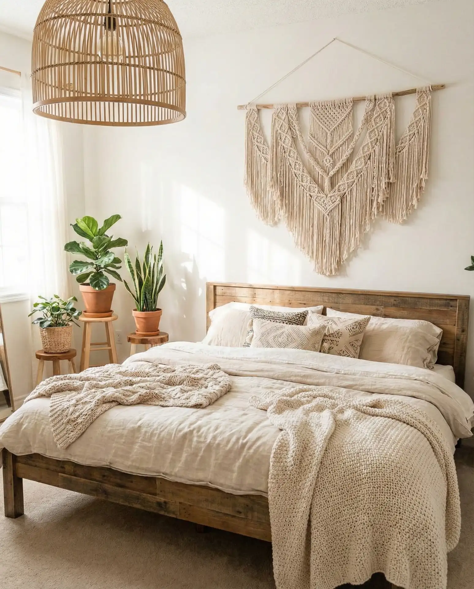 Boho Rustic with Macramé and Textiles 1