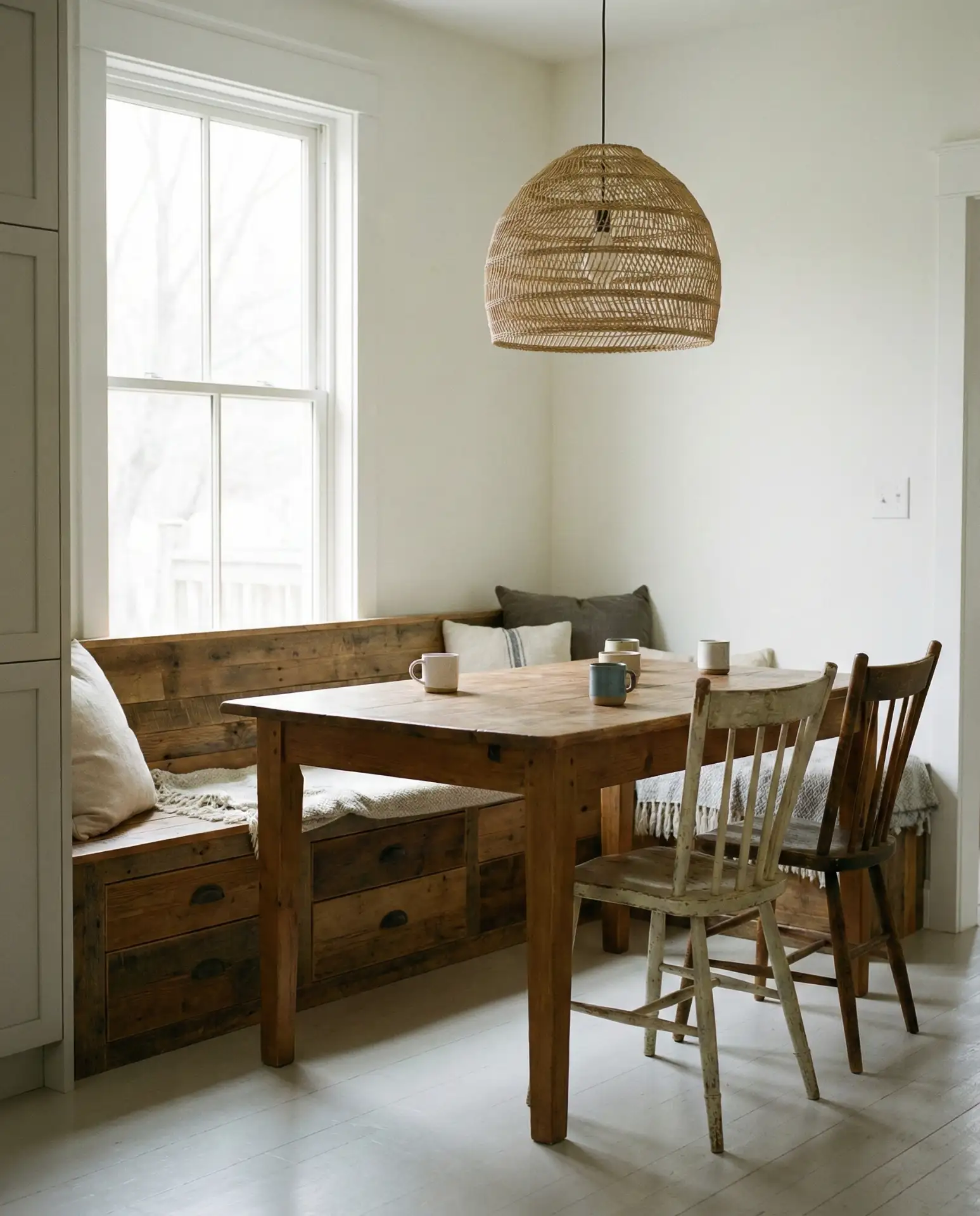 Breakfast Nook with Built-In Seating 1