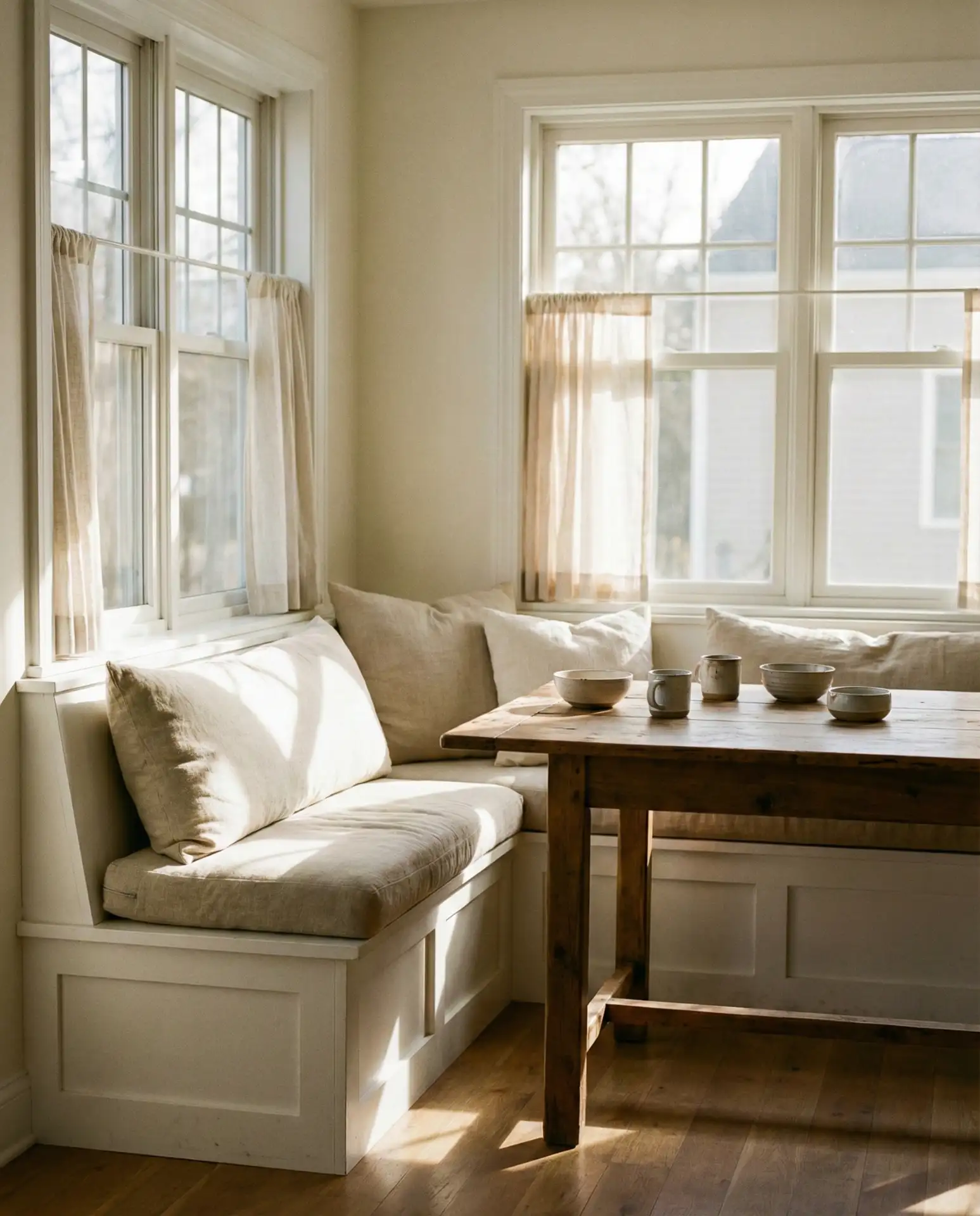 Breakfast Nook with Built-In Seating 2