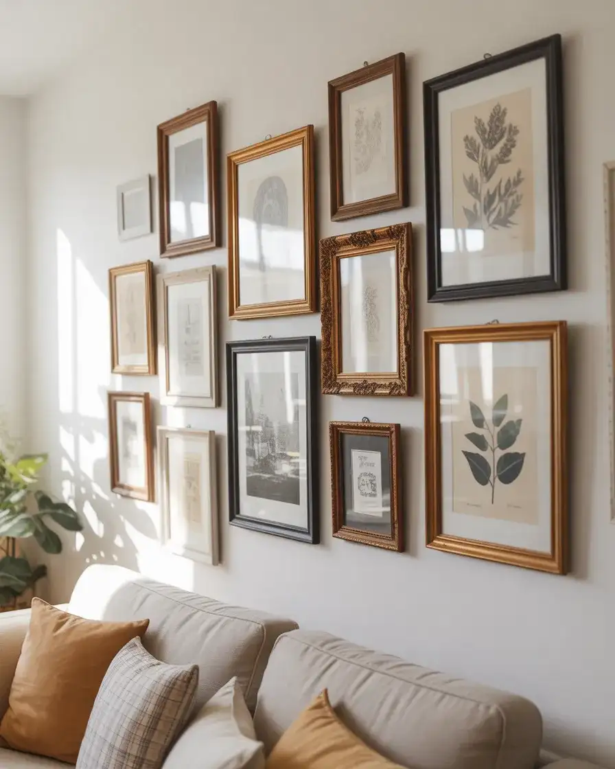 Build a Gallery Wall with Secondhand Frames 2