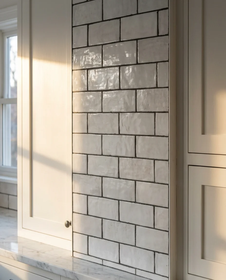 Classic White Kitchen with Subway Tile 2