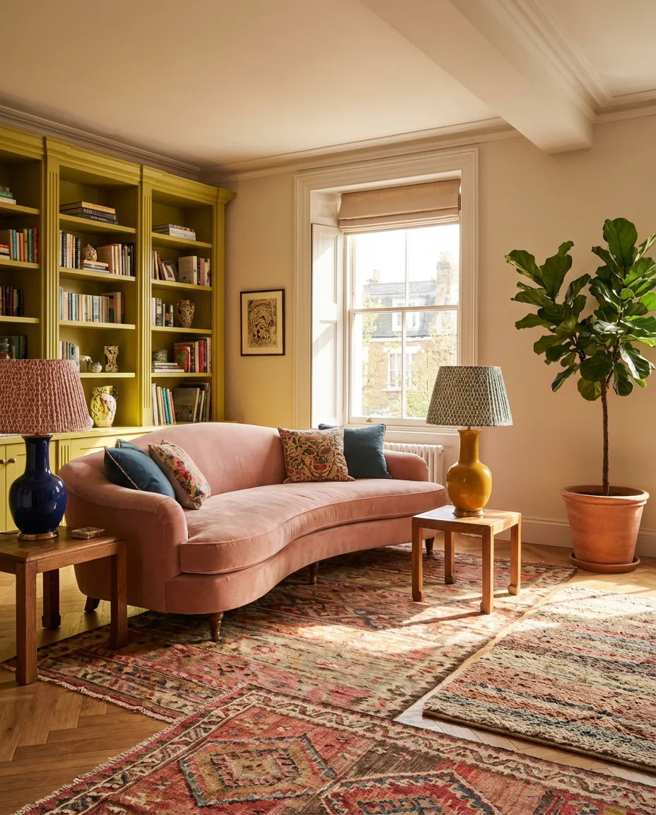 Colorful Living Room with Bold Personality 2