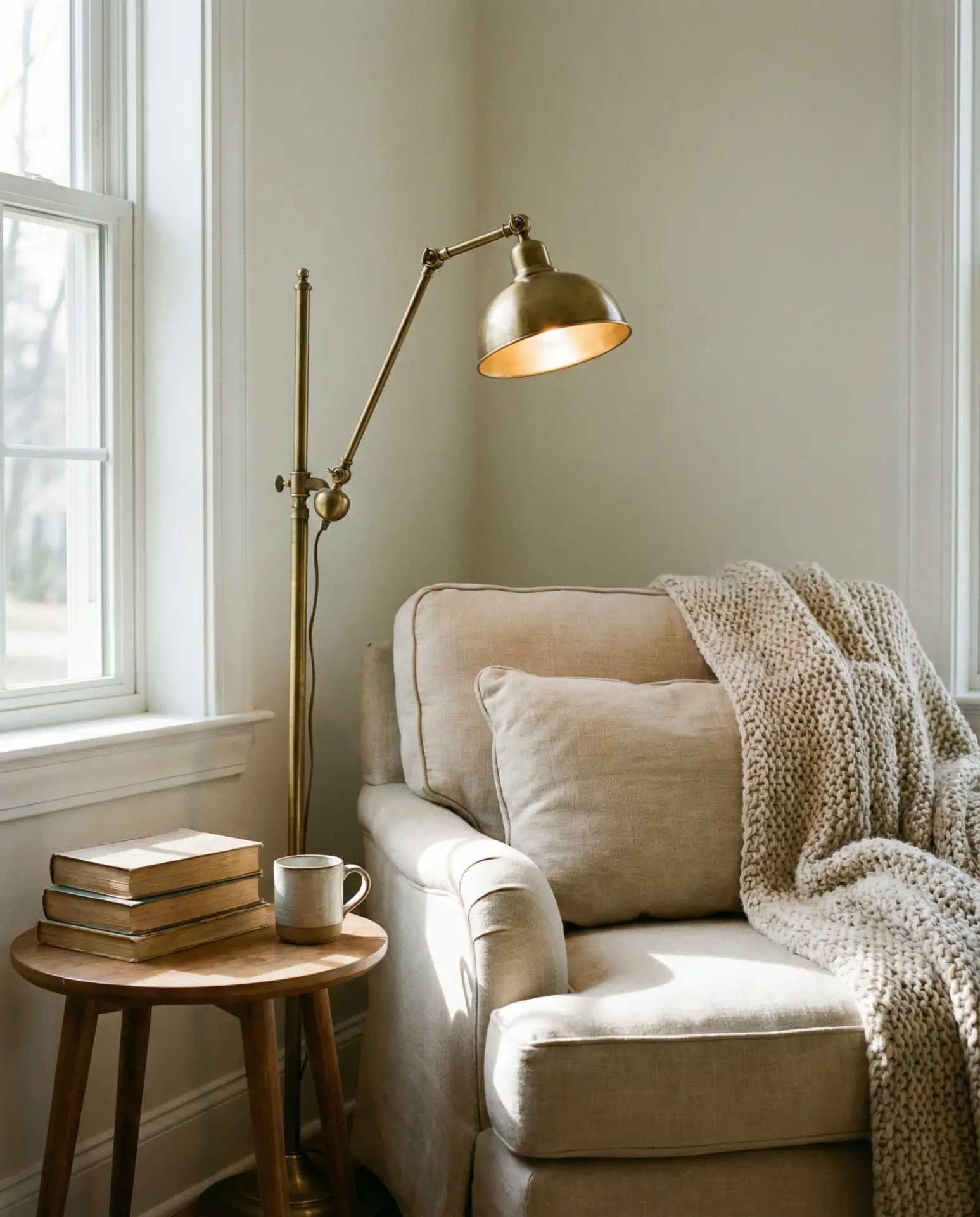 Cosy Reading Nook Lighting 2