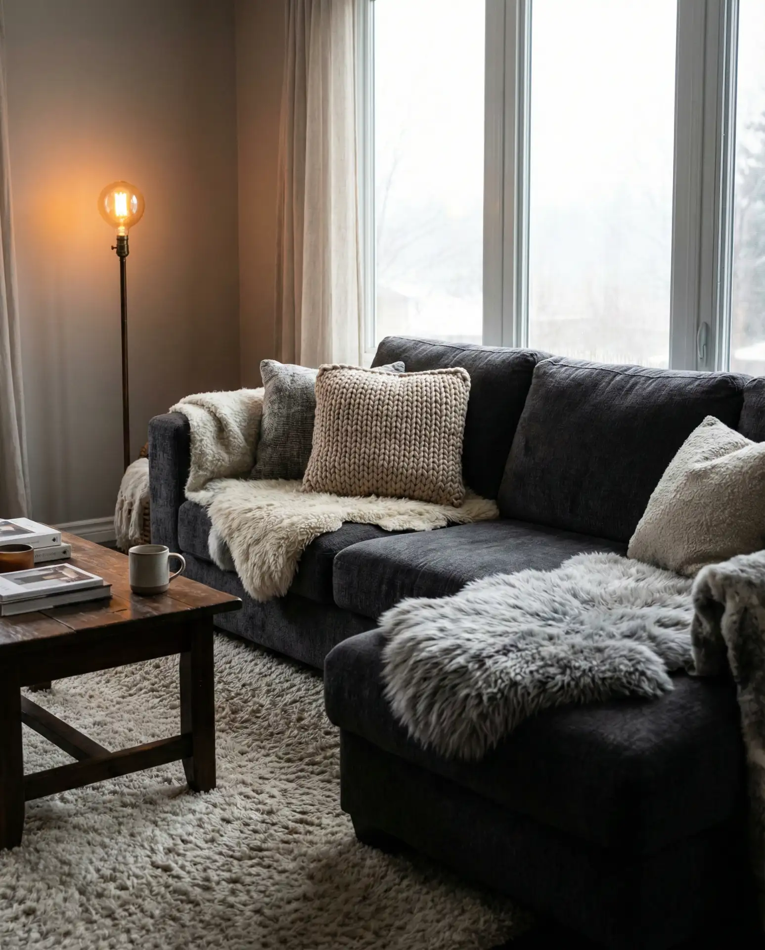 Cozy Grey Living Room 2