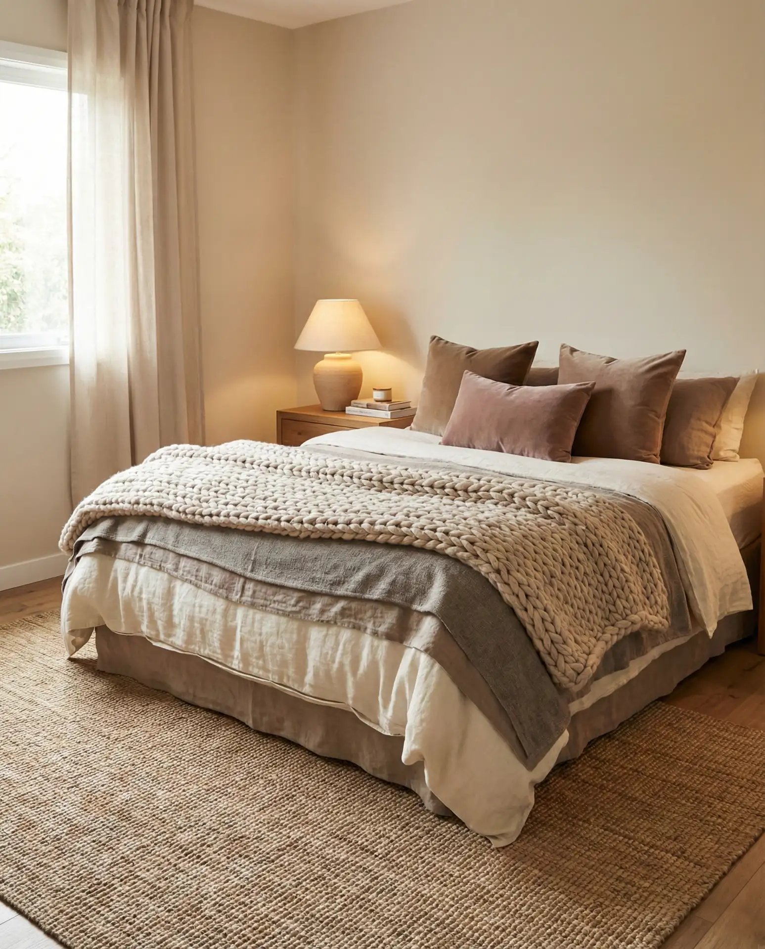 Cozy Relaxing Retreat with Soft Textures 1