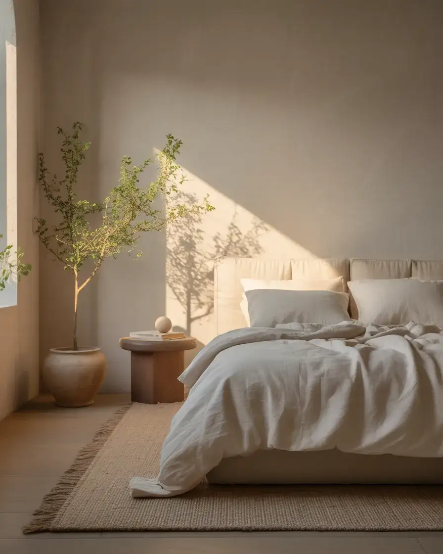 Create a Minimalist Bedroom with a Neutral Palette 1