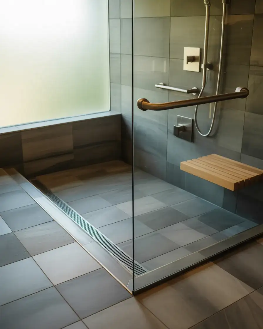 Curbless Walk-In Shower Accessibility 2