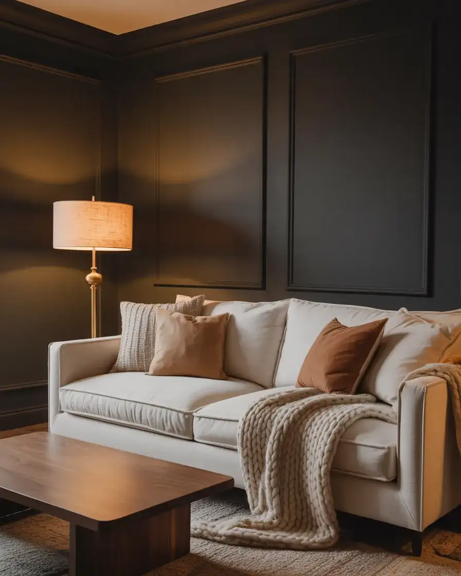 Dark Moody Walls for Cozy Evening Ambiance 2