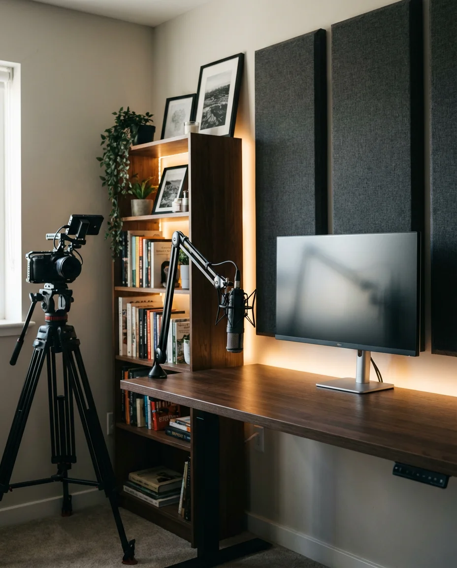 Dedicated Podcast and Content Creator Office 1