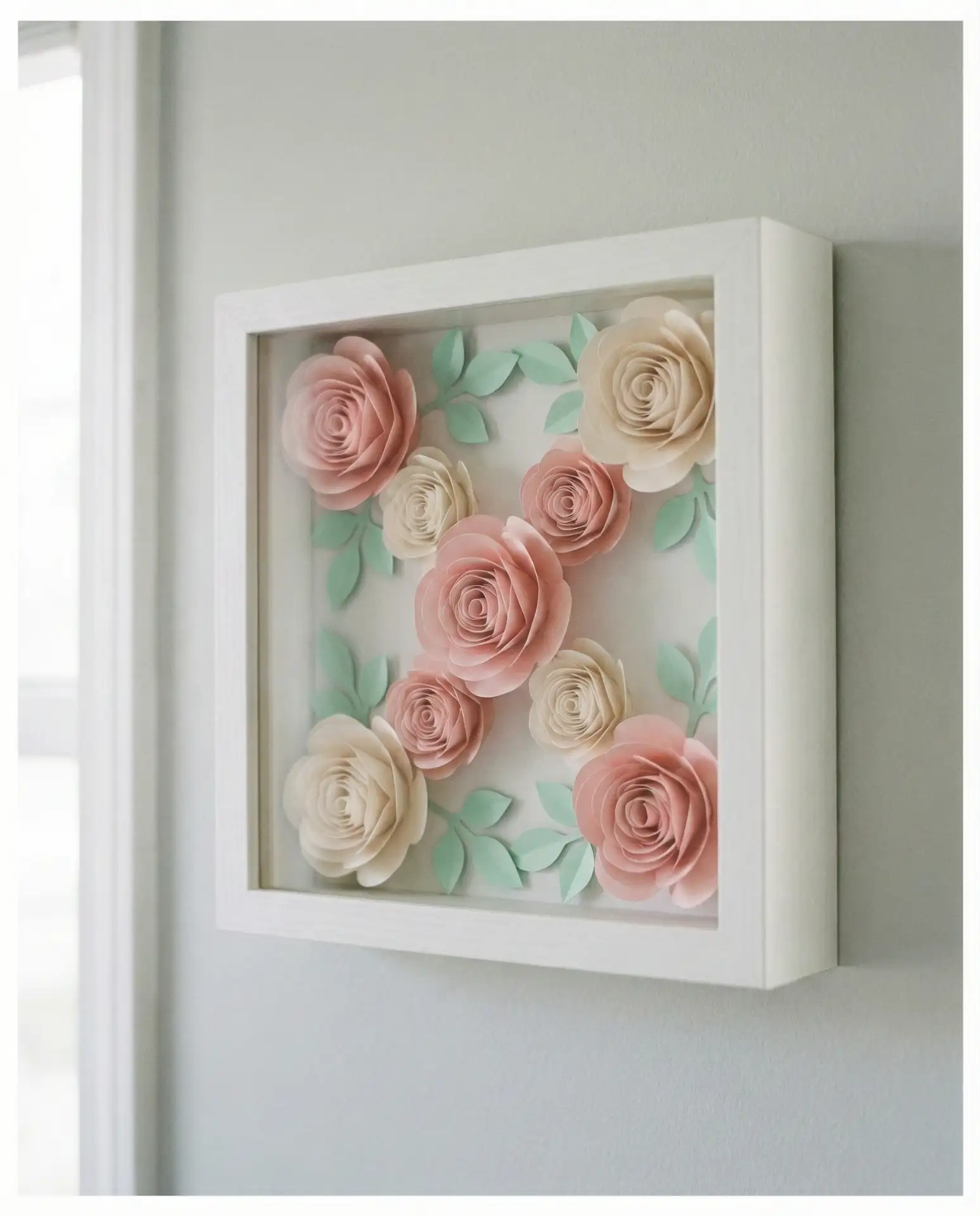 Delicate Paper Flower Garden Box 1