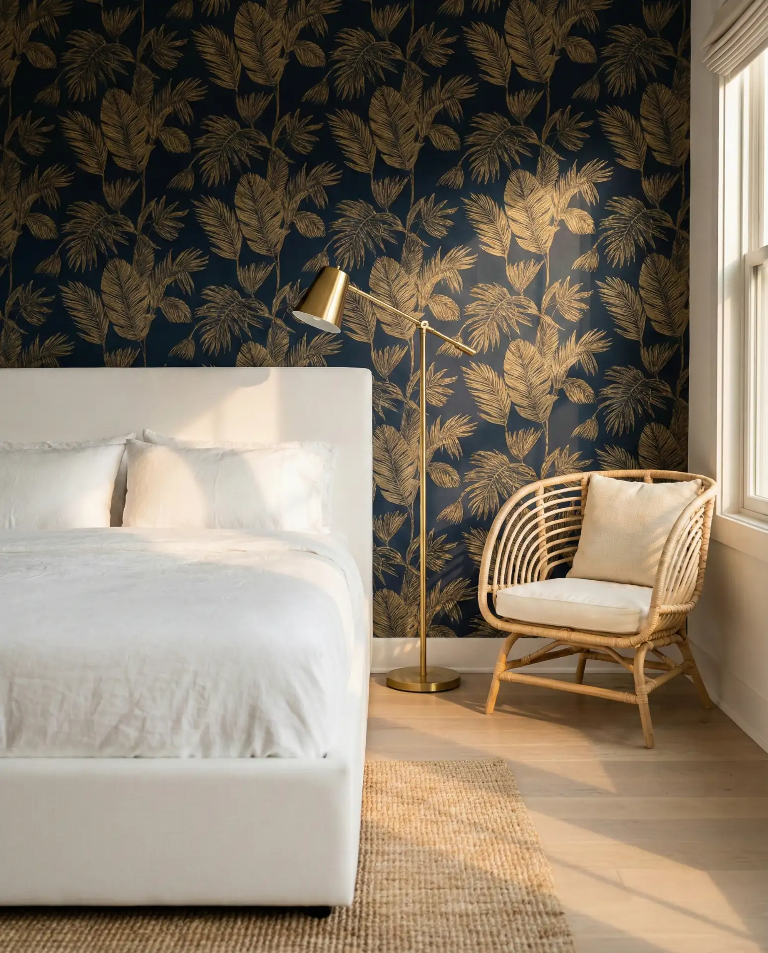 Design Ideas with Botanical Wallpaper Accent 1