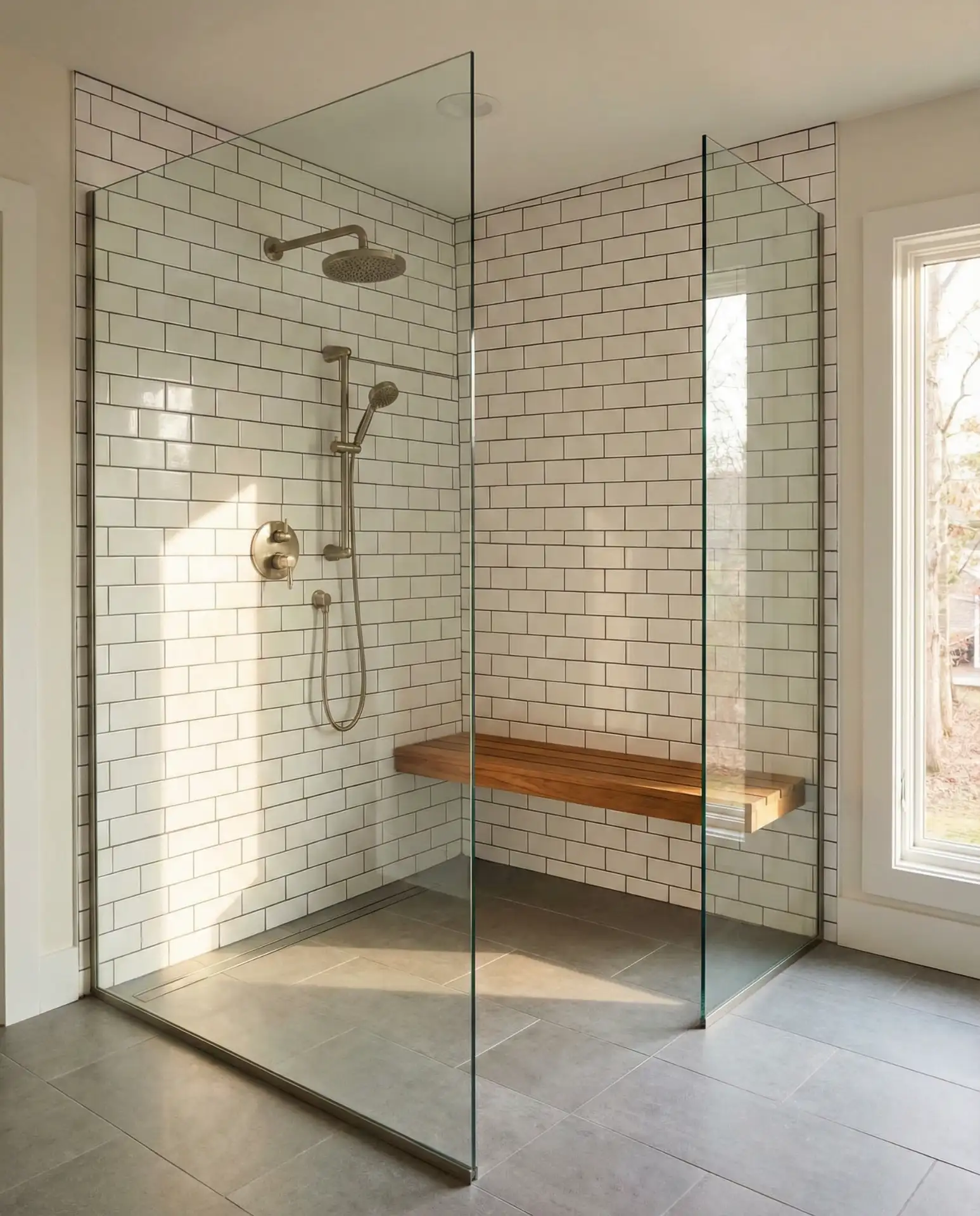Doorless Walk-In Shower Designs 1