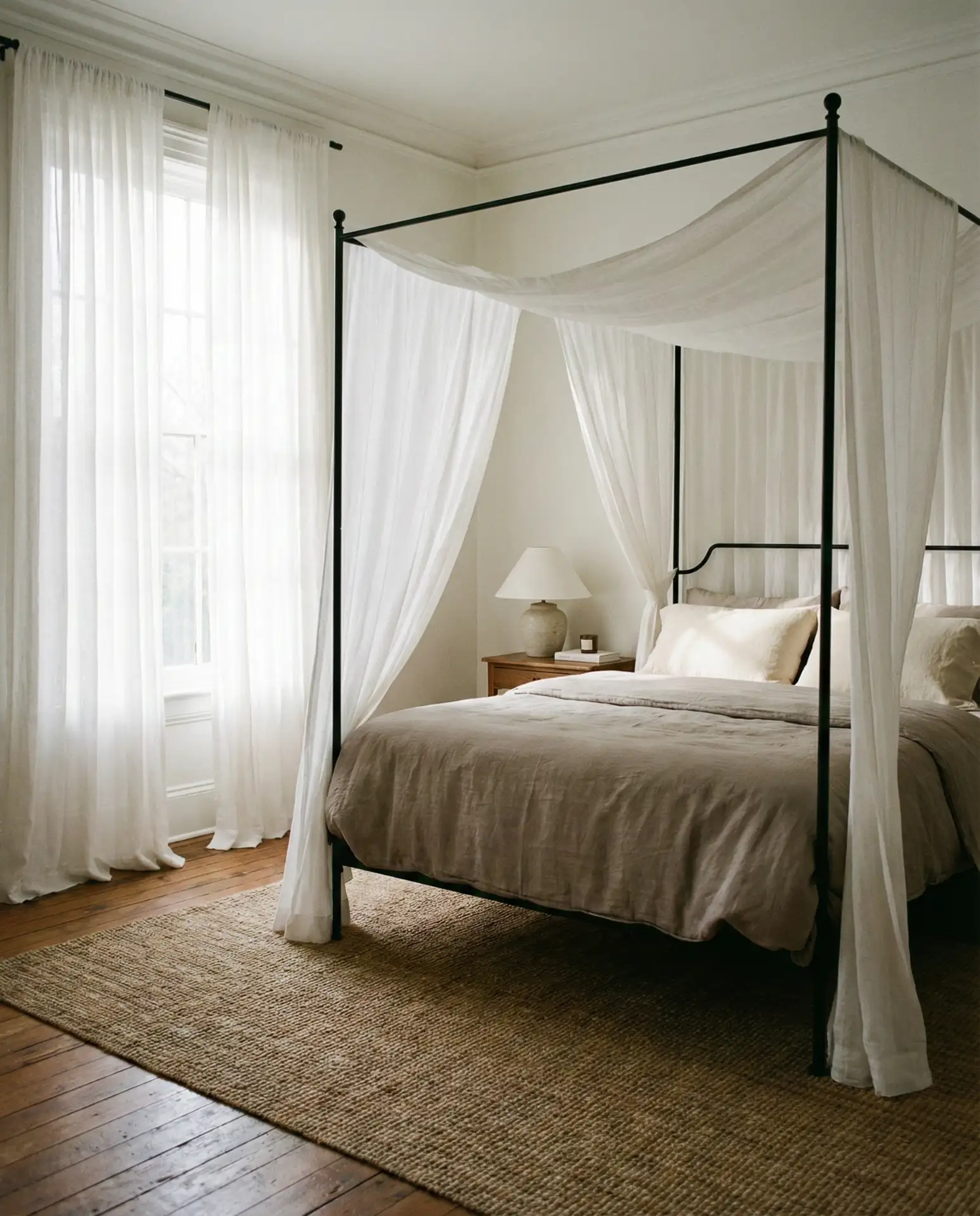 Elegant Canopy Bed 1