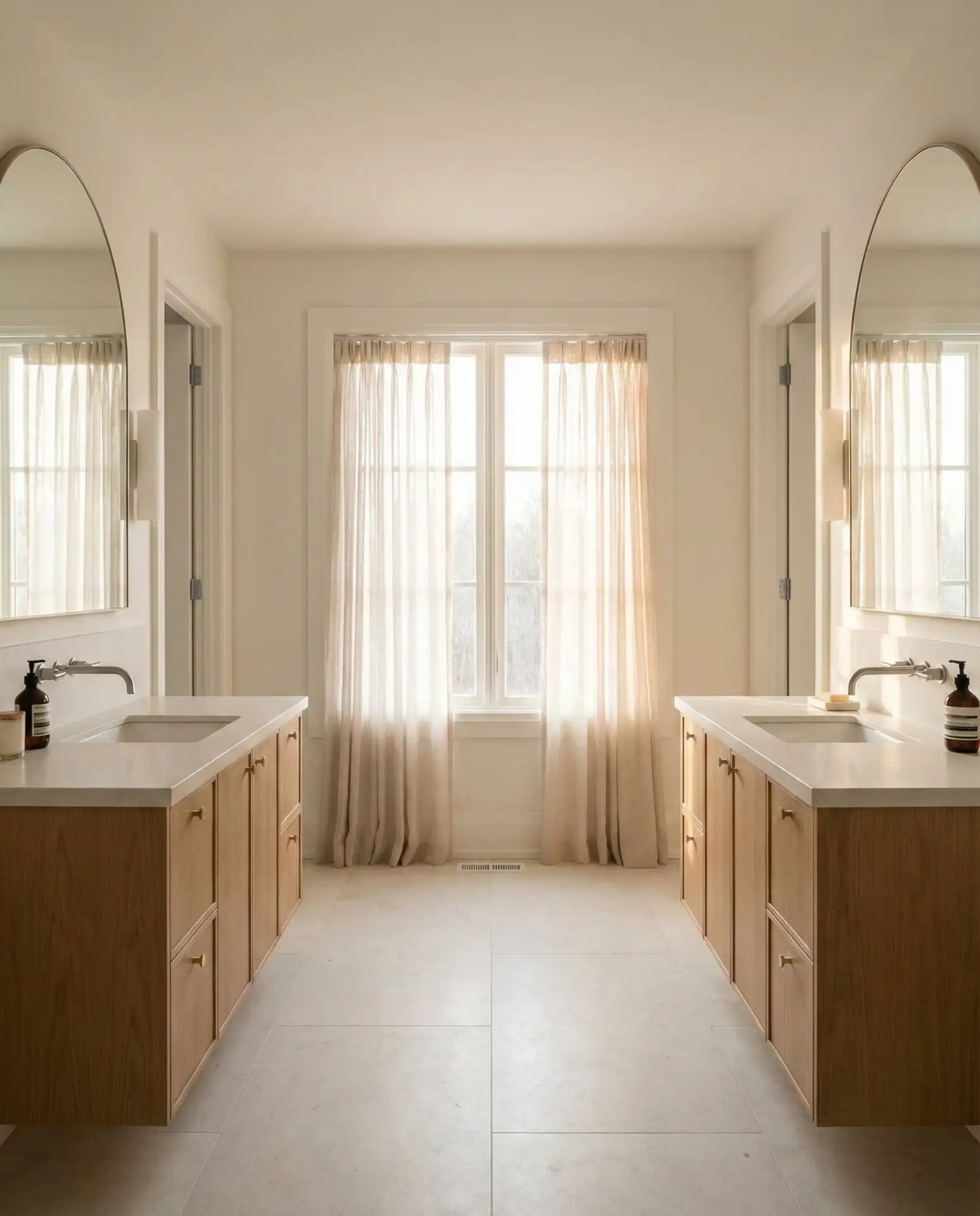 Ensuite Master With His and Hers Vanities 2