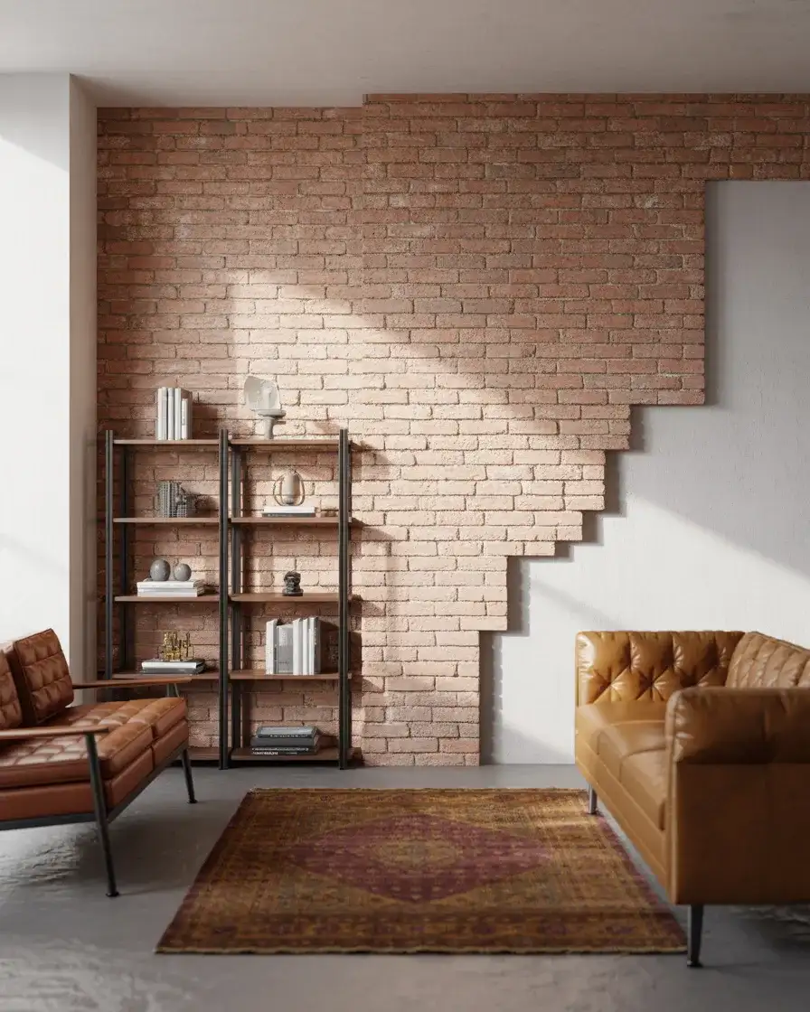Exposed Brick Accent Wall 2