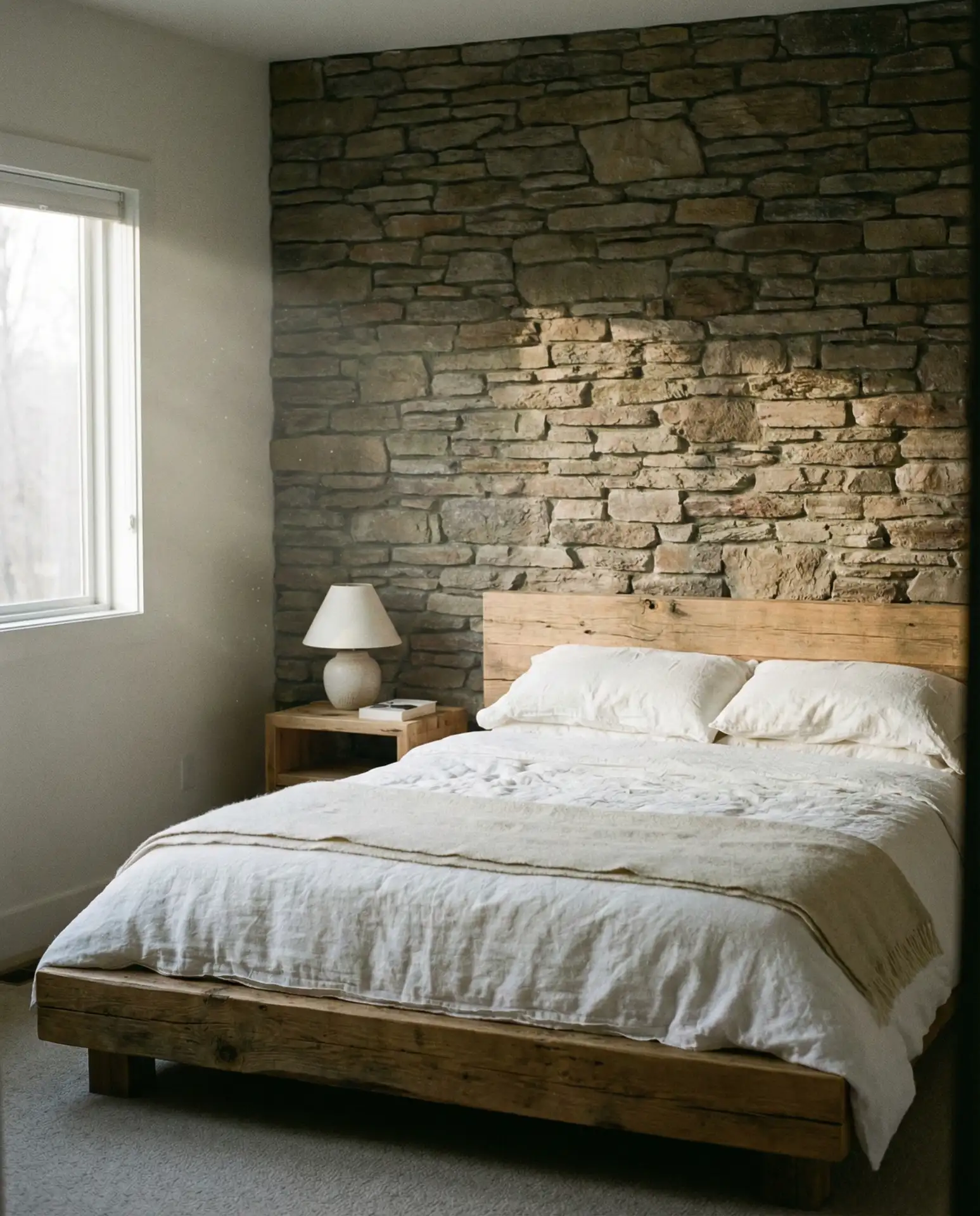 Exposed Stone Wall Feature 1