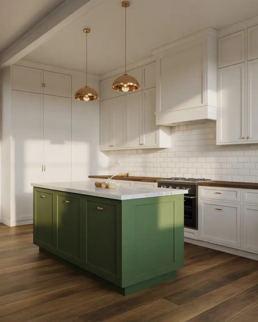 Forest Green Statement Island 1