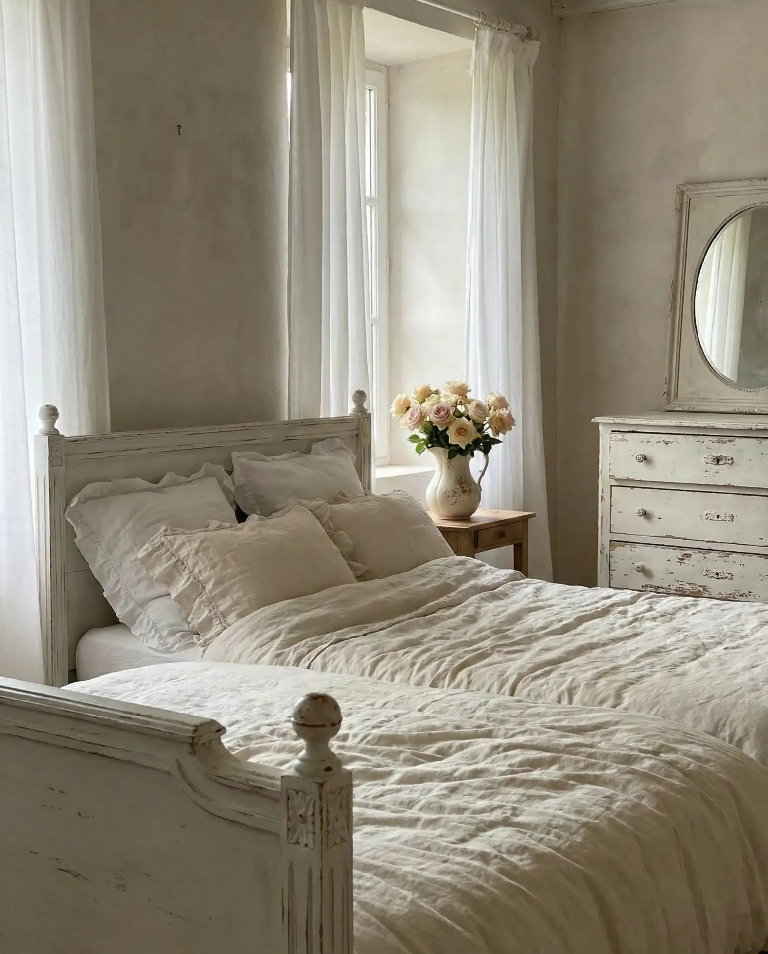 French Country Shabby Chic Guest Room 1