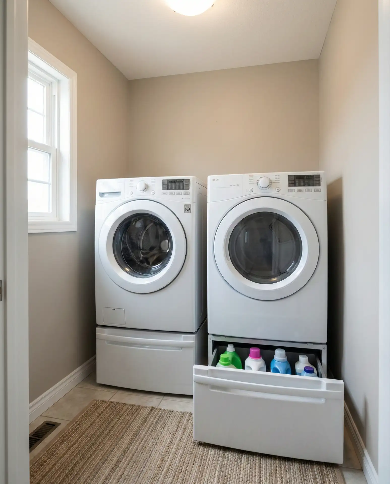 Front Loader Setup with Pedestal Drawers 2
