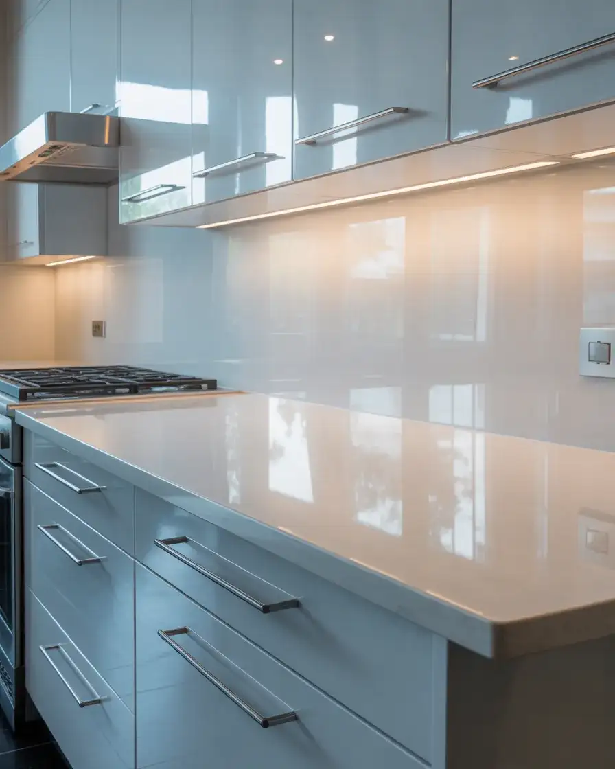 Glossy White for Bright and Airy Spaces 1